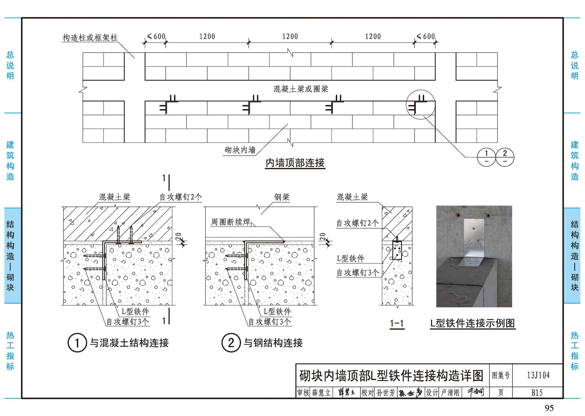 13J104--蒸压加气混凝土砌块、板材构造