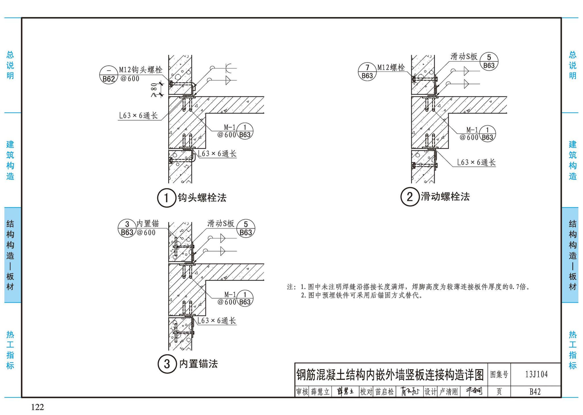 13J104--蒸压加气混凝土砌块、板材构造