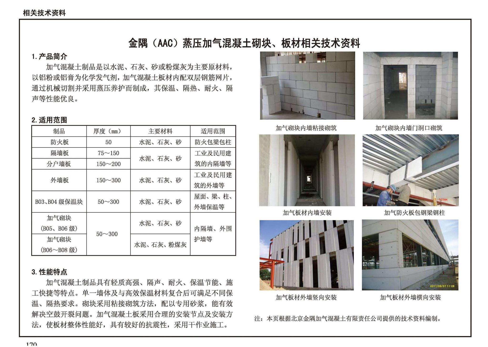 13J104--蒸压加气混凝土砌块、板材构造