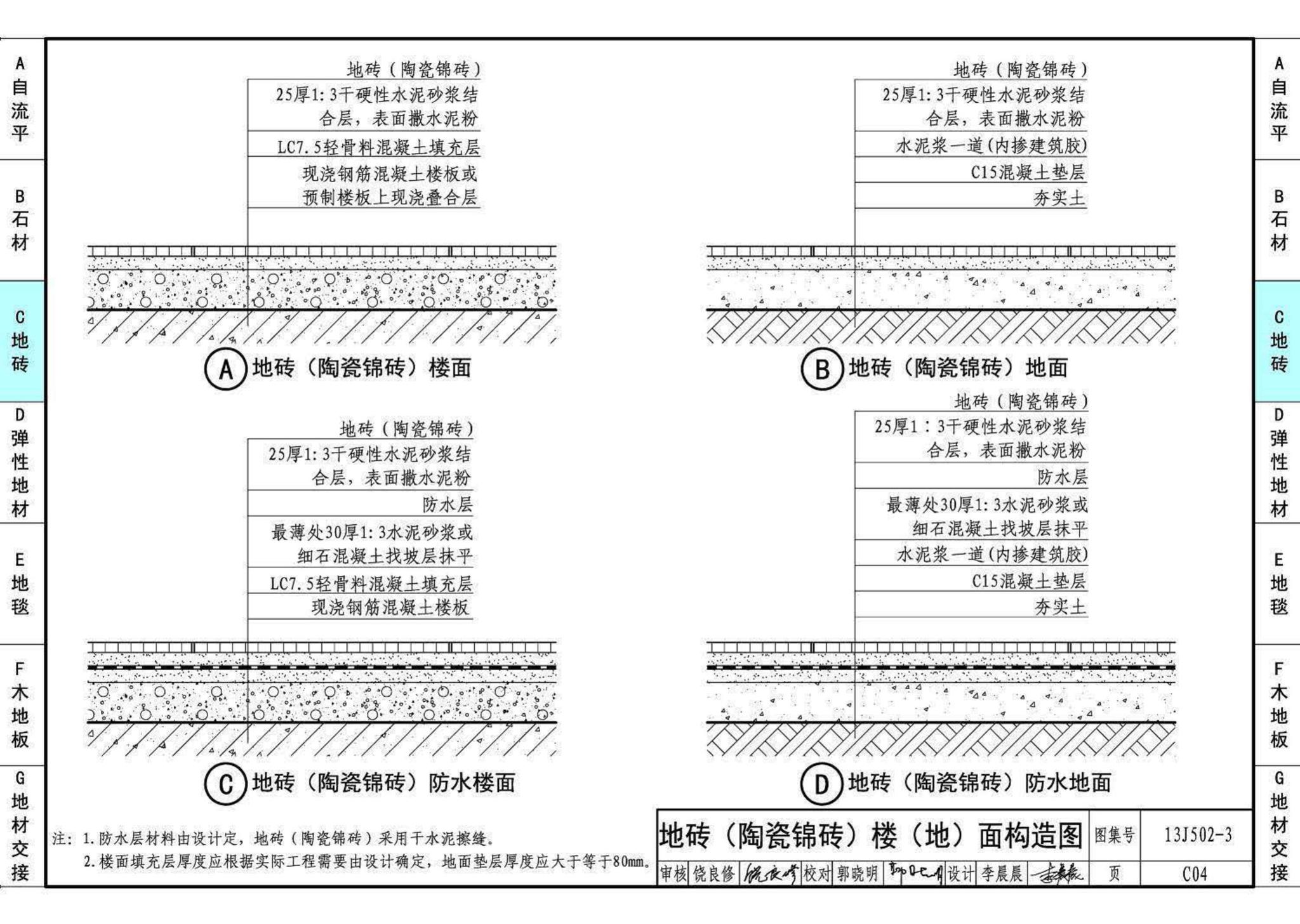 13J502-3--内装修—楼（地）面装修