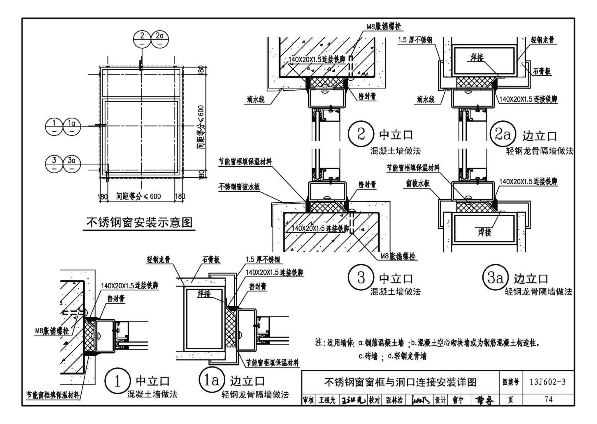 13J602-3--不锈钢门窗