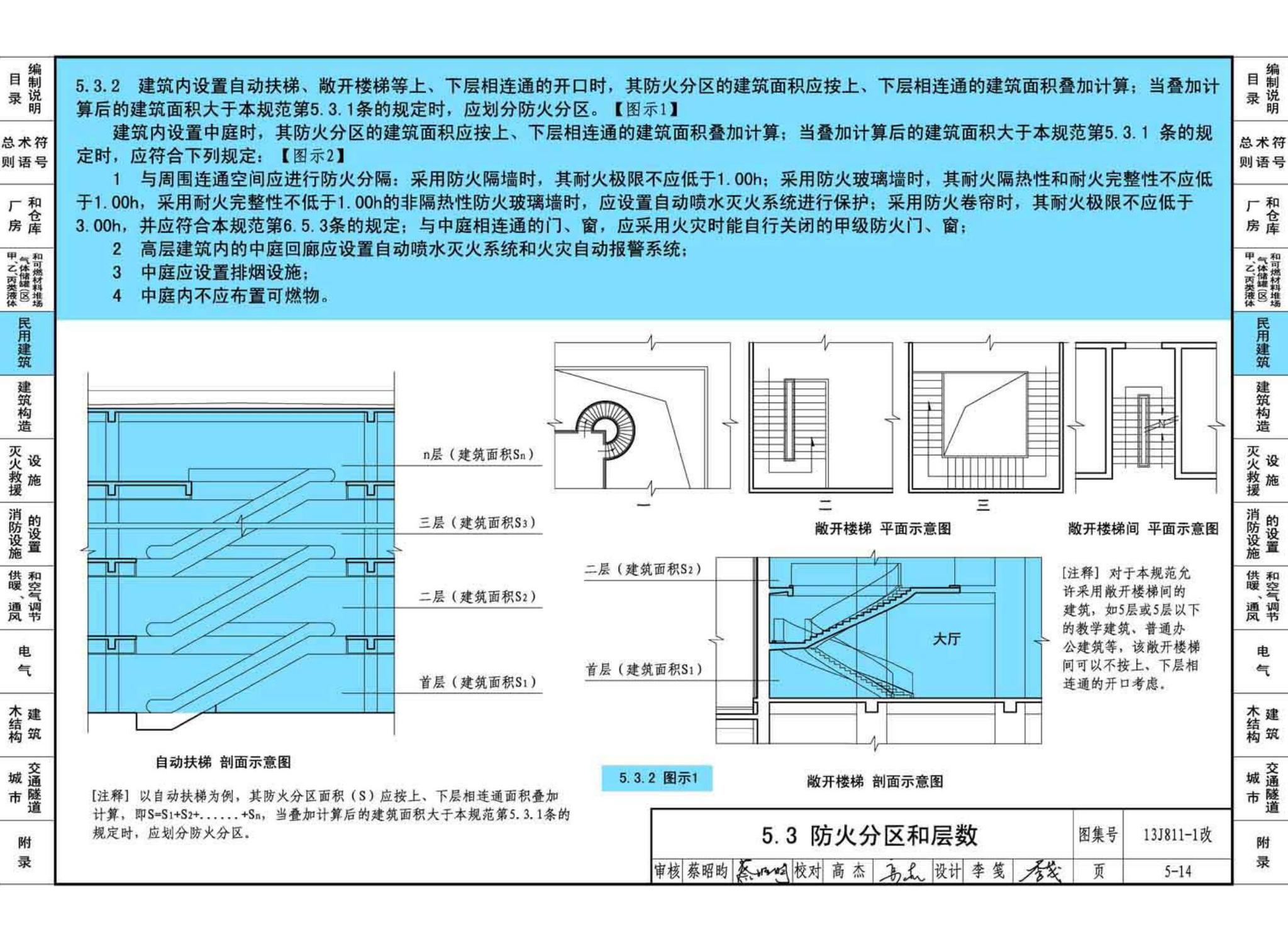 13J811-1改--《建筑设计防火规范》图示