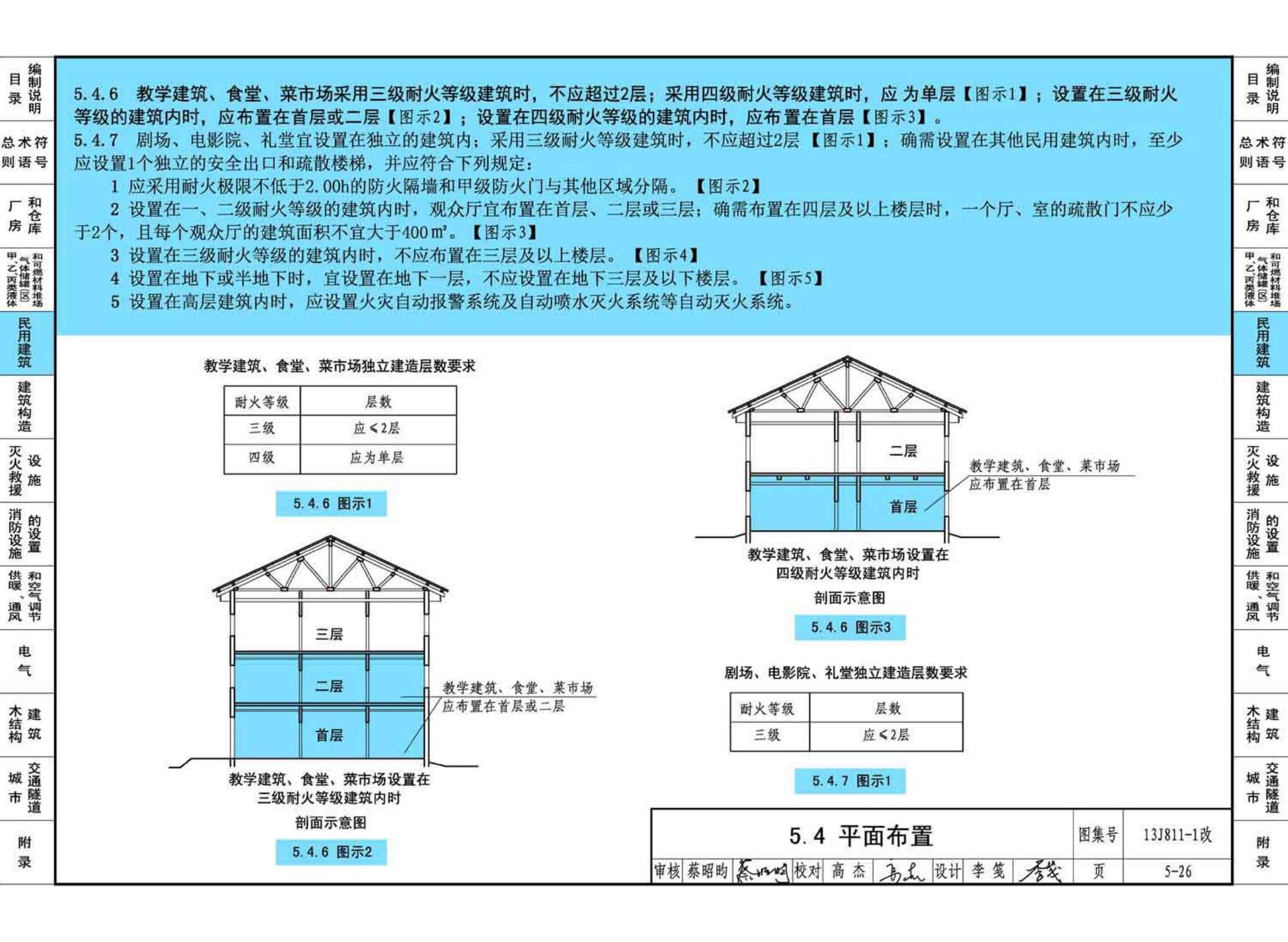 13J811-1改--《建筑设计防火规范》图示