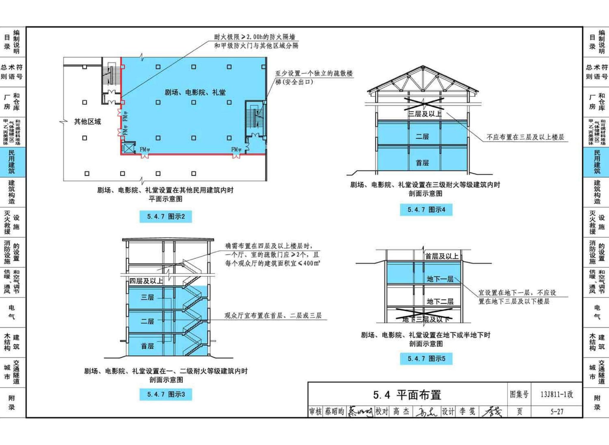 13J811-1改--《建筑设计防火规范》图示