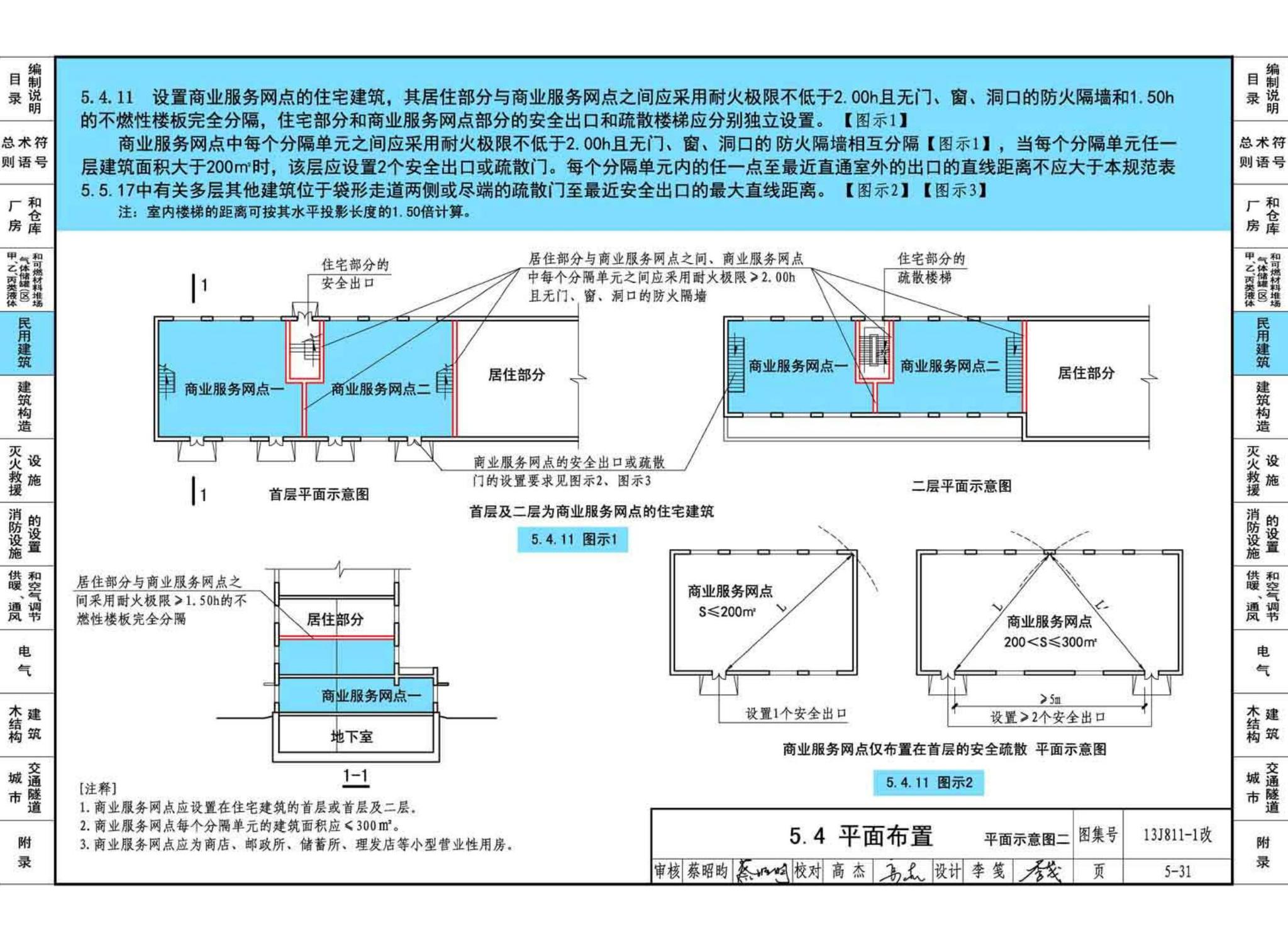 13J811-1改--《建筑设计防火规范》图示