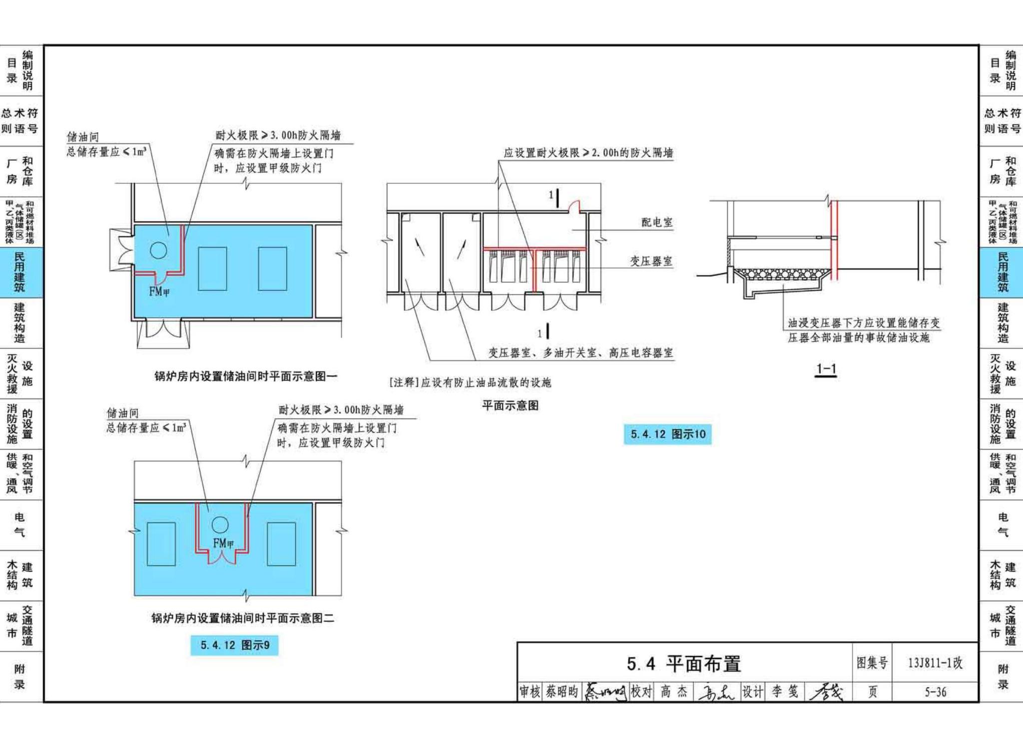 13J811-1改--《建筑设计防火规范》图示