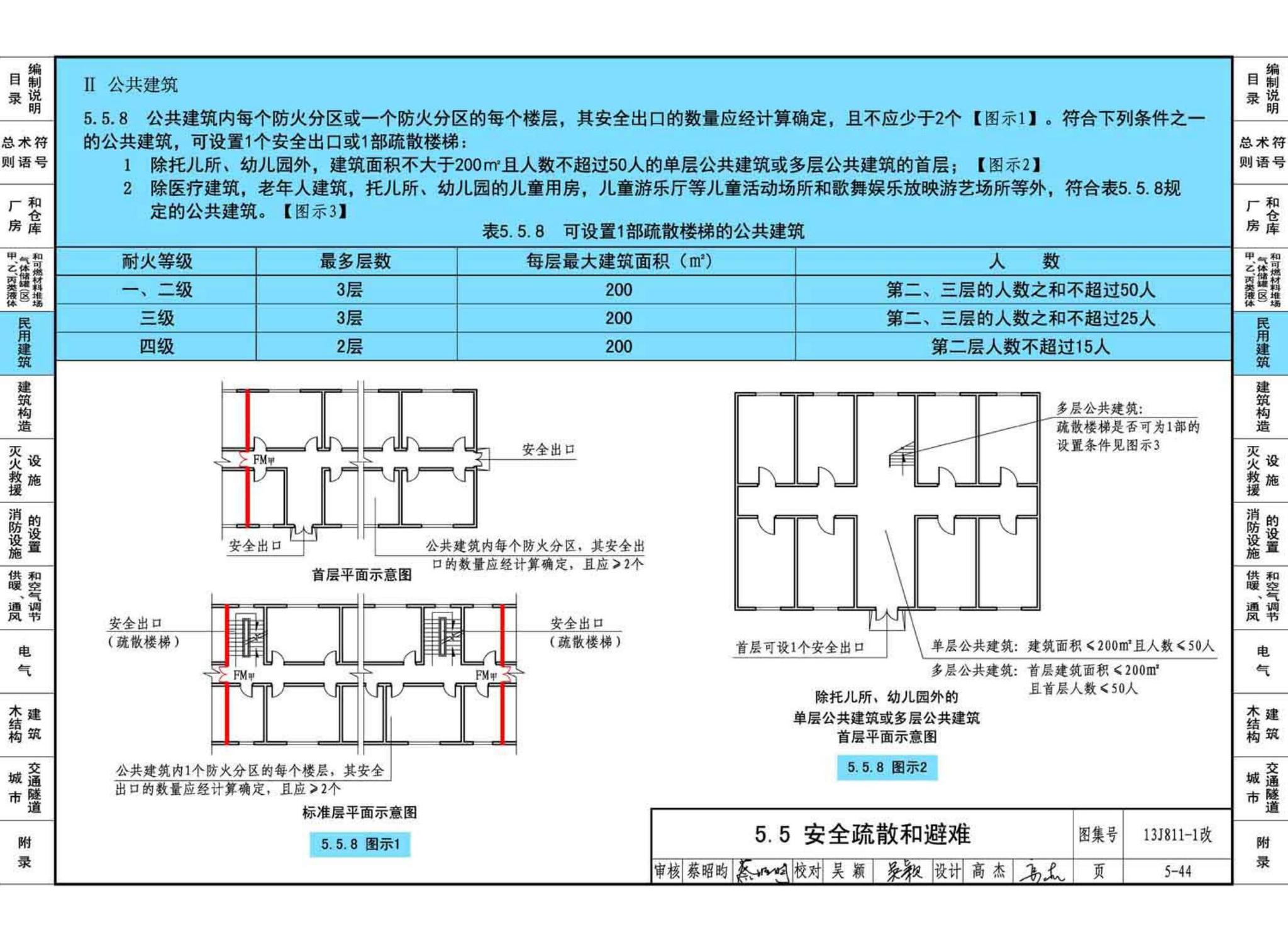 13J811-1改--《建筑设计防火规范》图示