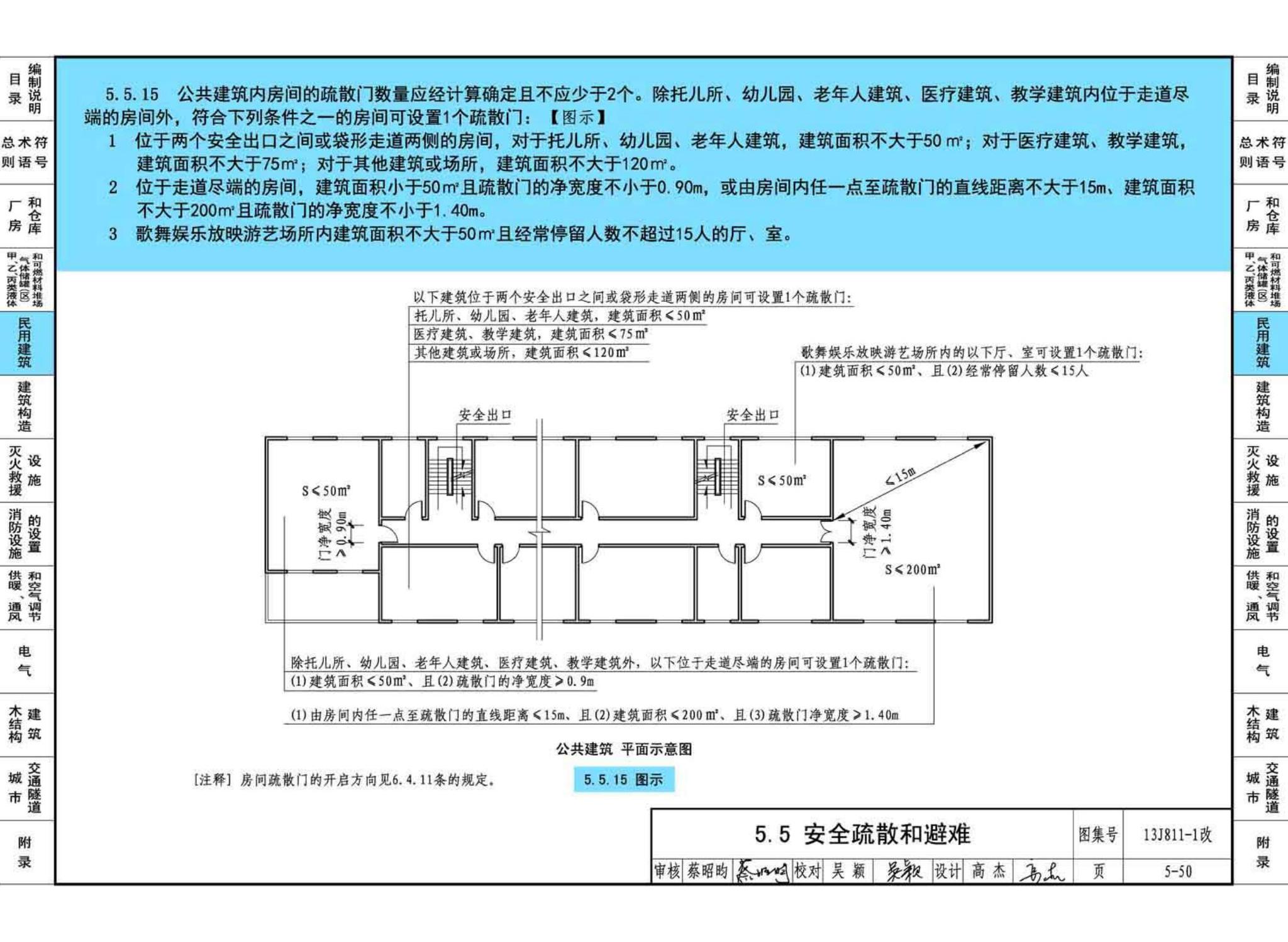 13J811-1改--《建筑设计防火规范》图示