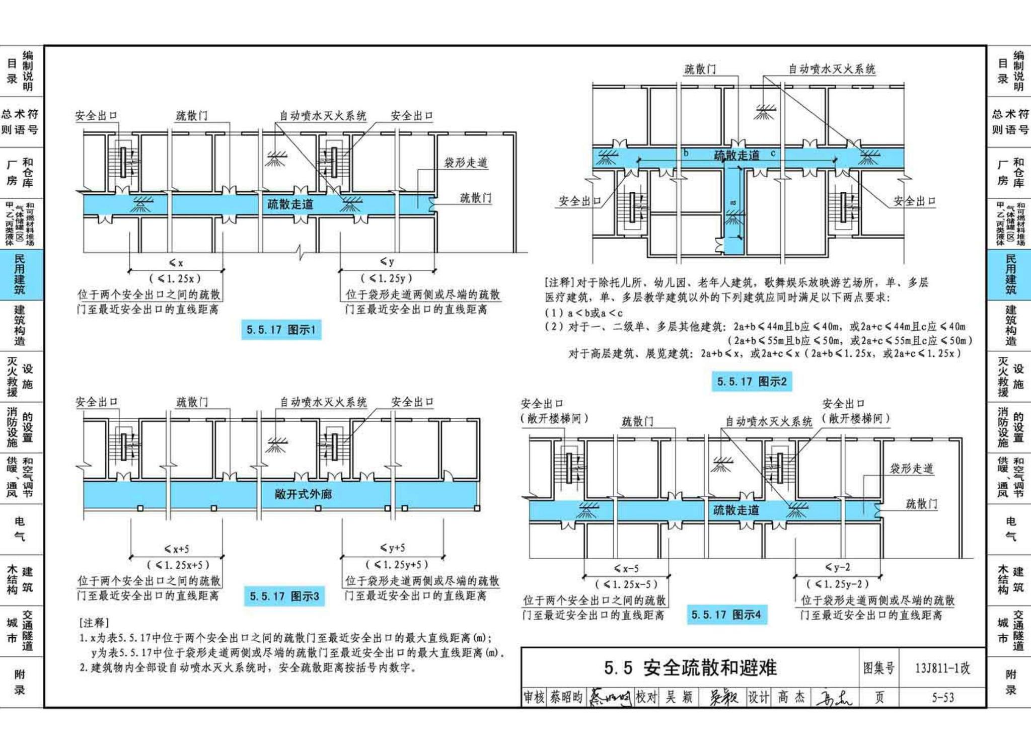 13J811-1改--《建筑设计防火规范》图示