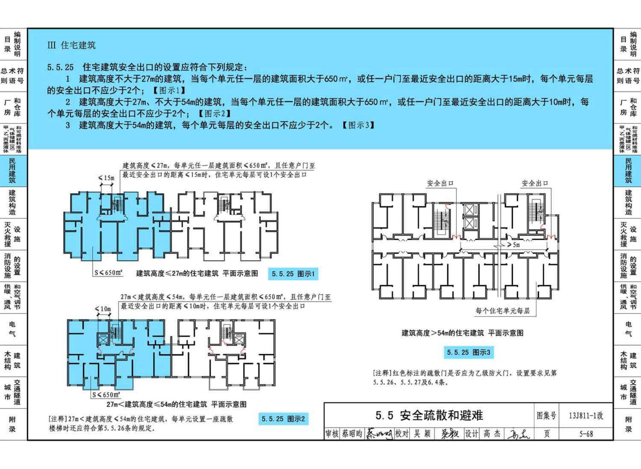 13J811-1改--《建筑设计防火规范》图示