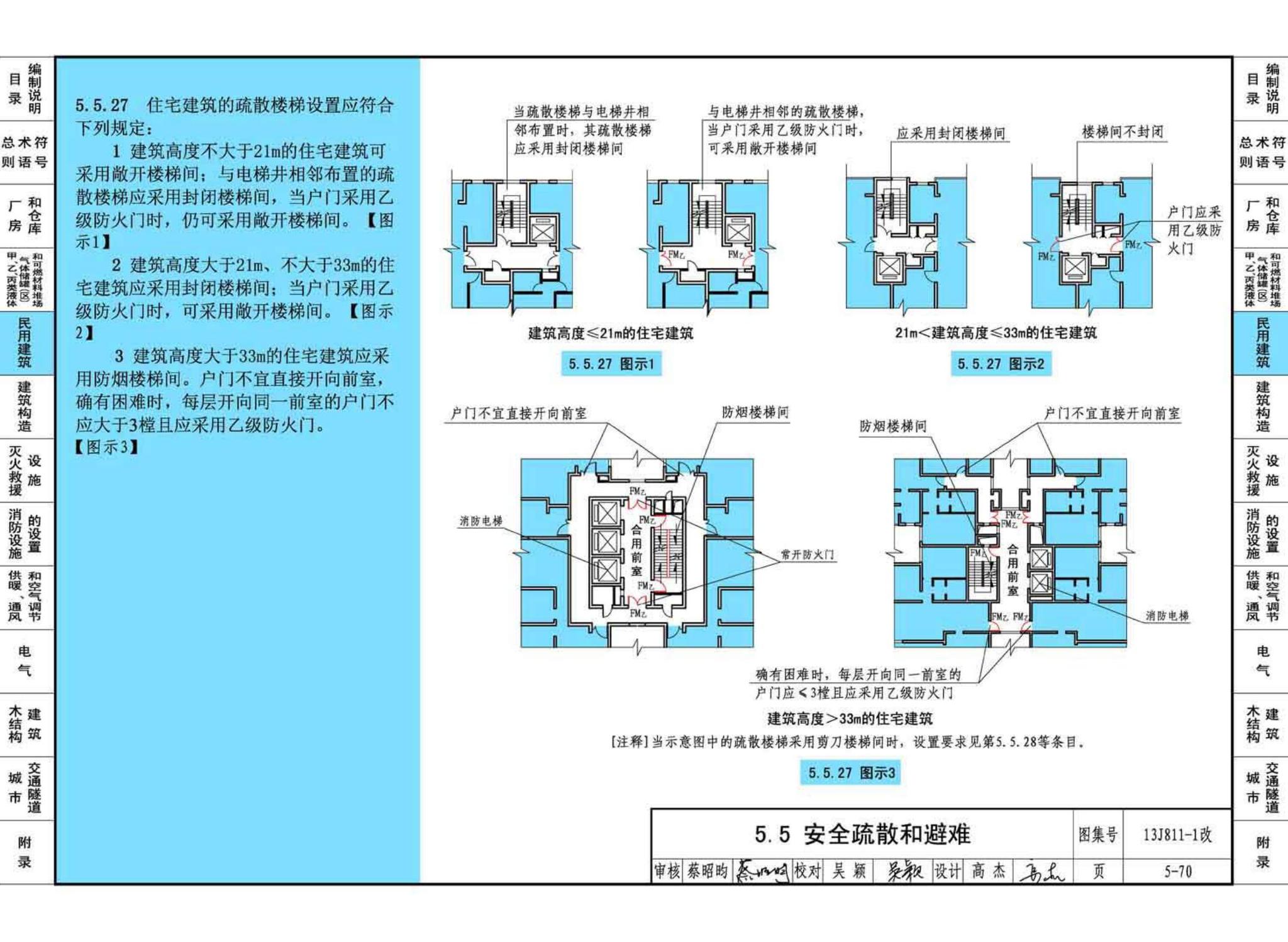 13J811-1改--《建筑设计防火规范》图示