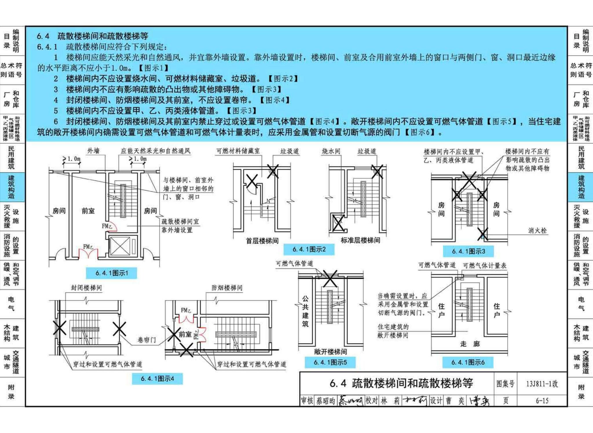 13J811-1改--《建筑设计防火规范》图示