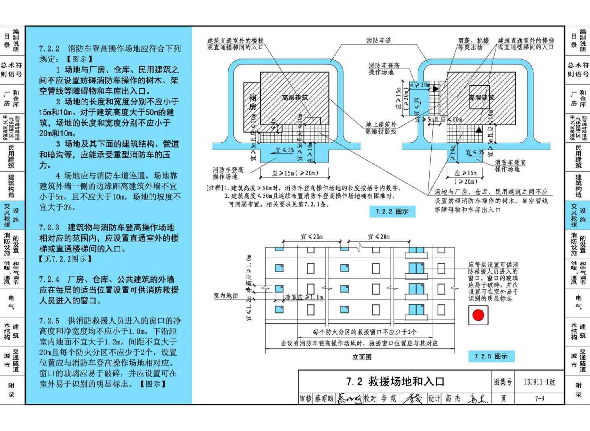 13J811-1改--《建筑设计防火规范》图示