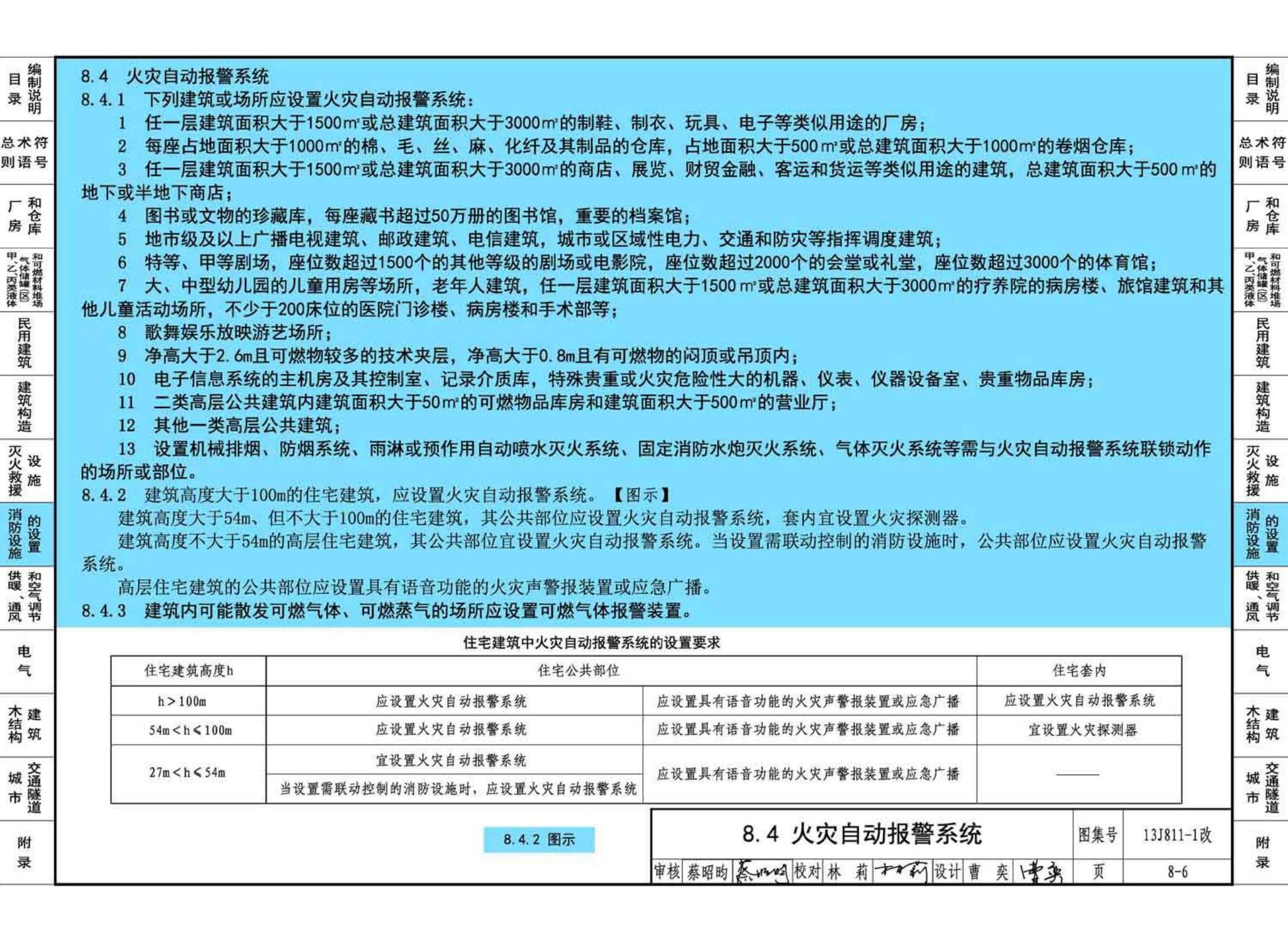 13J811-1改--《建筑设计防火规范》图示