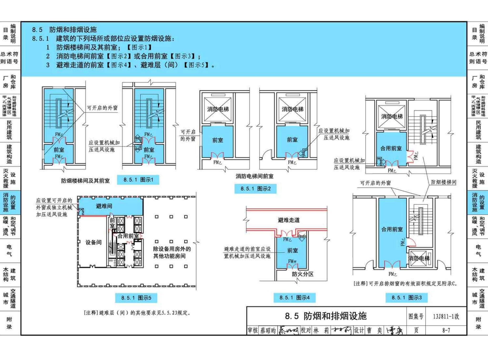 13J811-1改--《建筑设计防火规范》图示