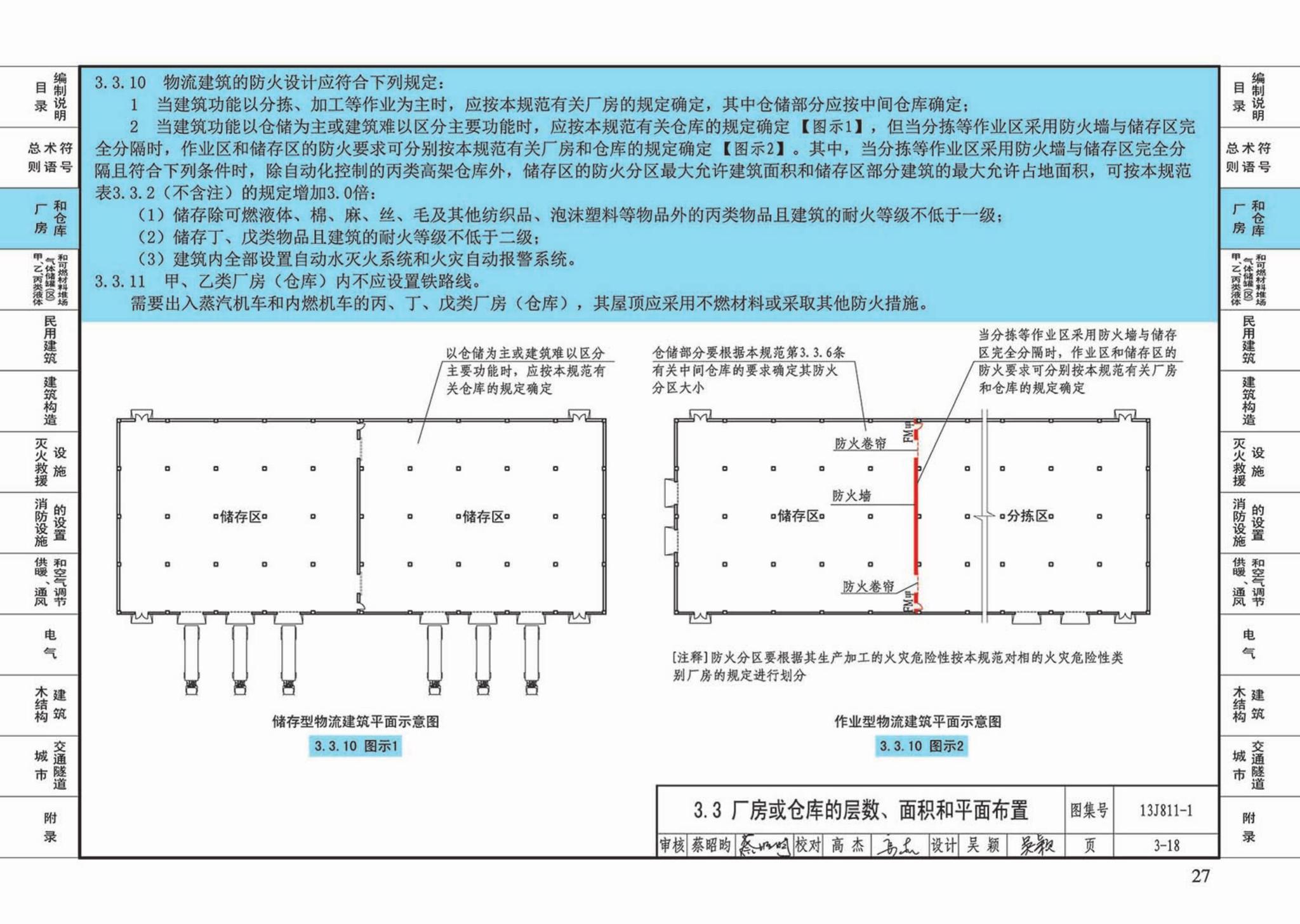 13J811-1--《建筑设计防火规范》图示