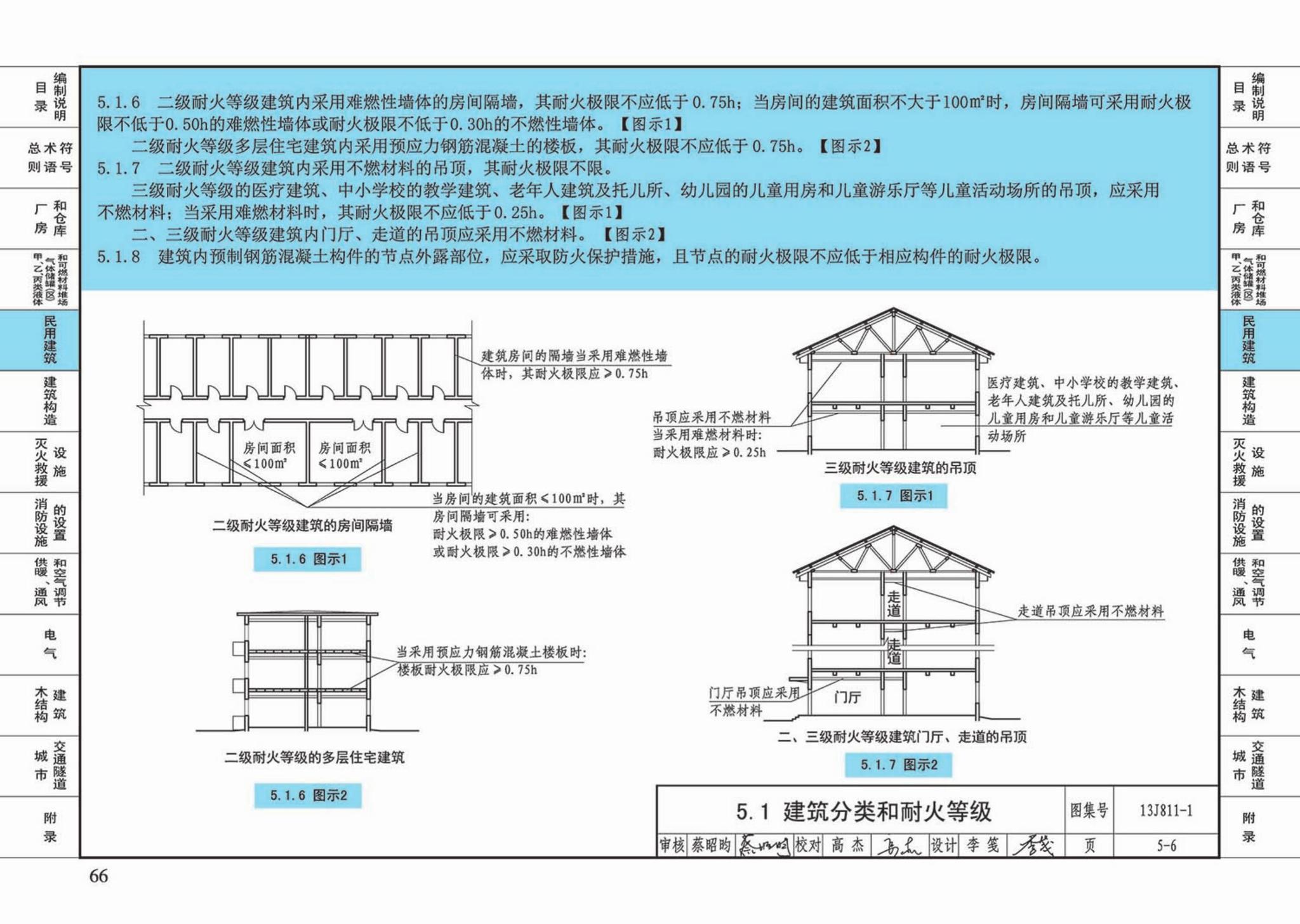 13J811-1--《建筑设计防火规范》图示