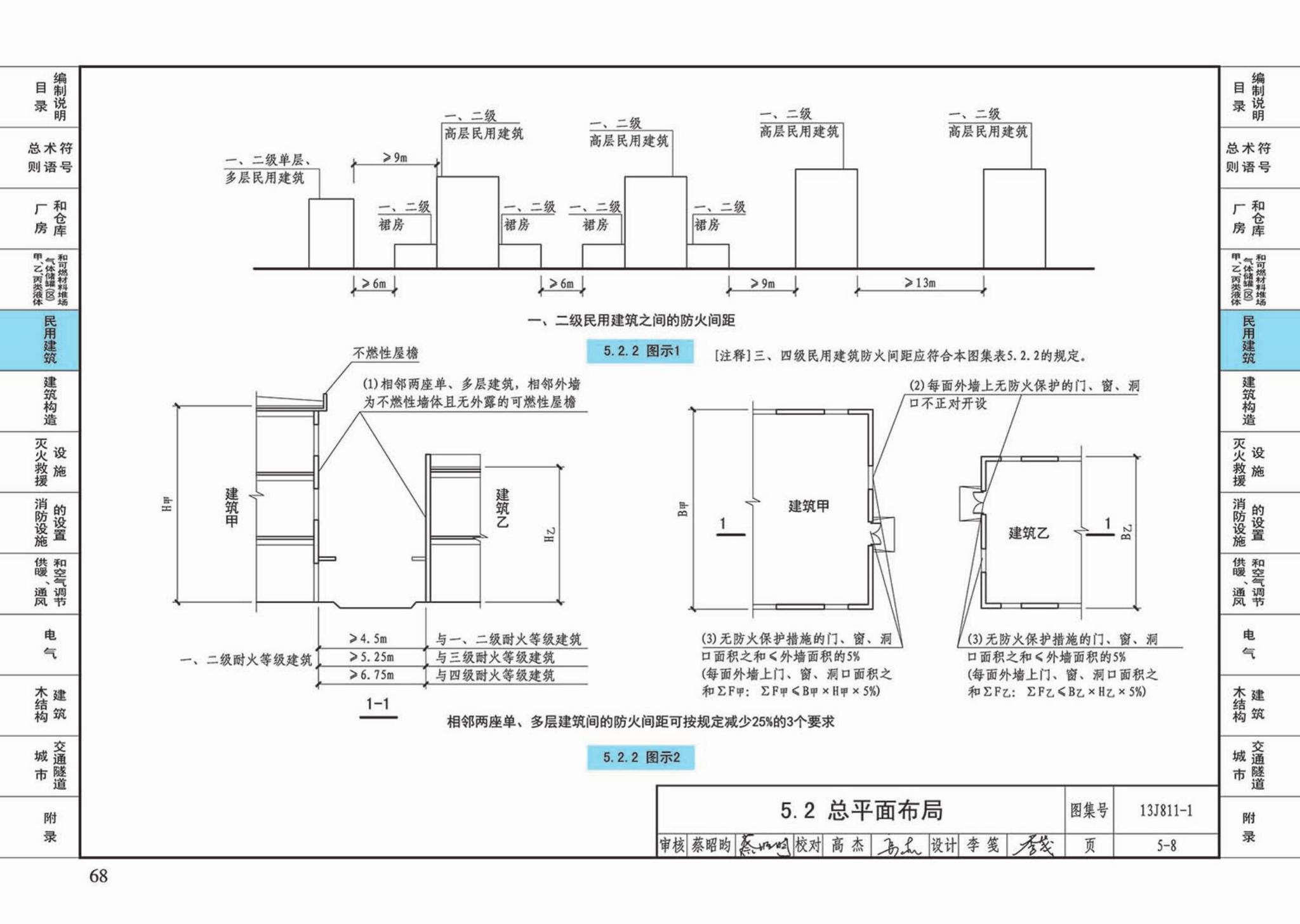 13J811-1--《建筑设计防火规范》图示