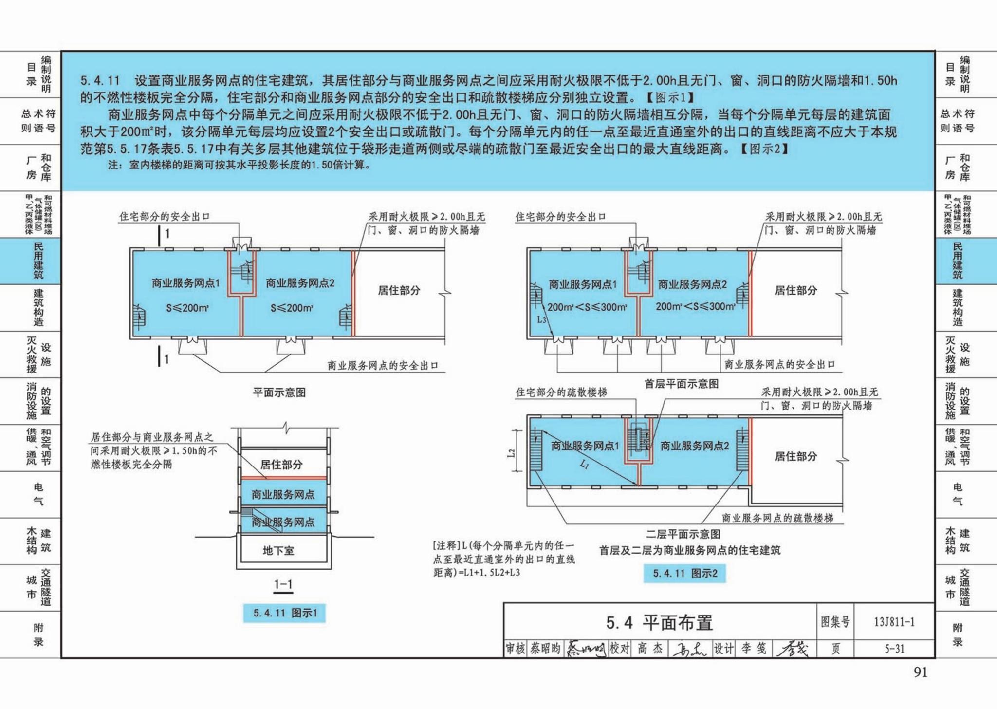 13J811-1--《建筑设计防火规范》图示