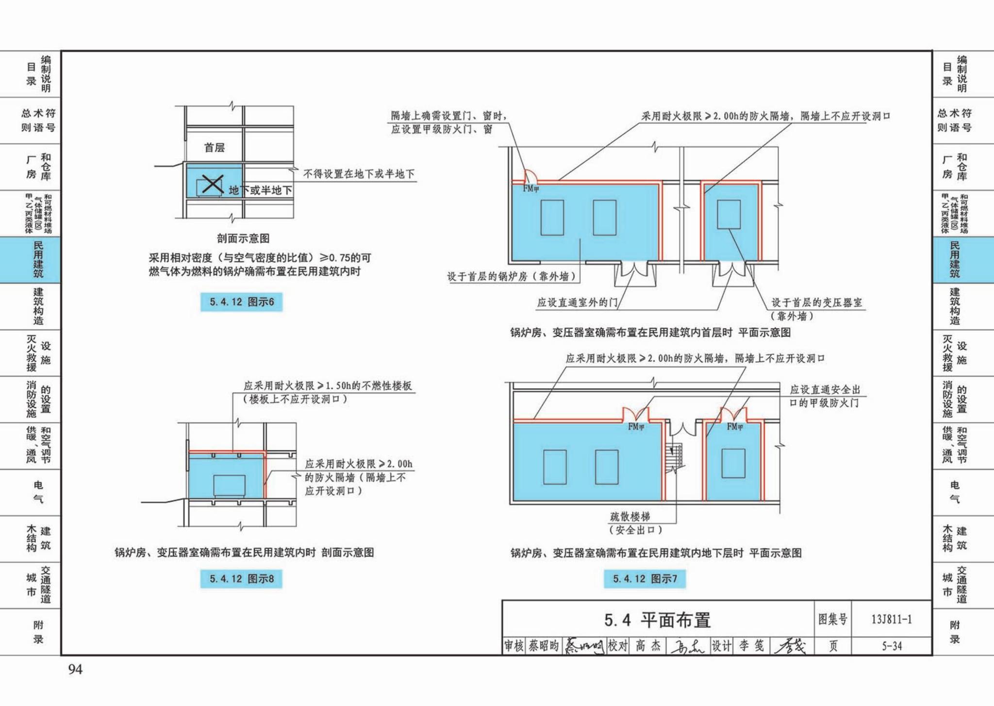 13J811-1--《建筑设计防火规范》图示