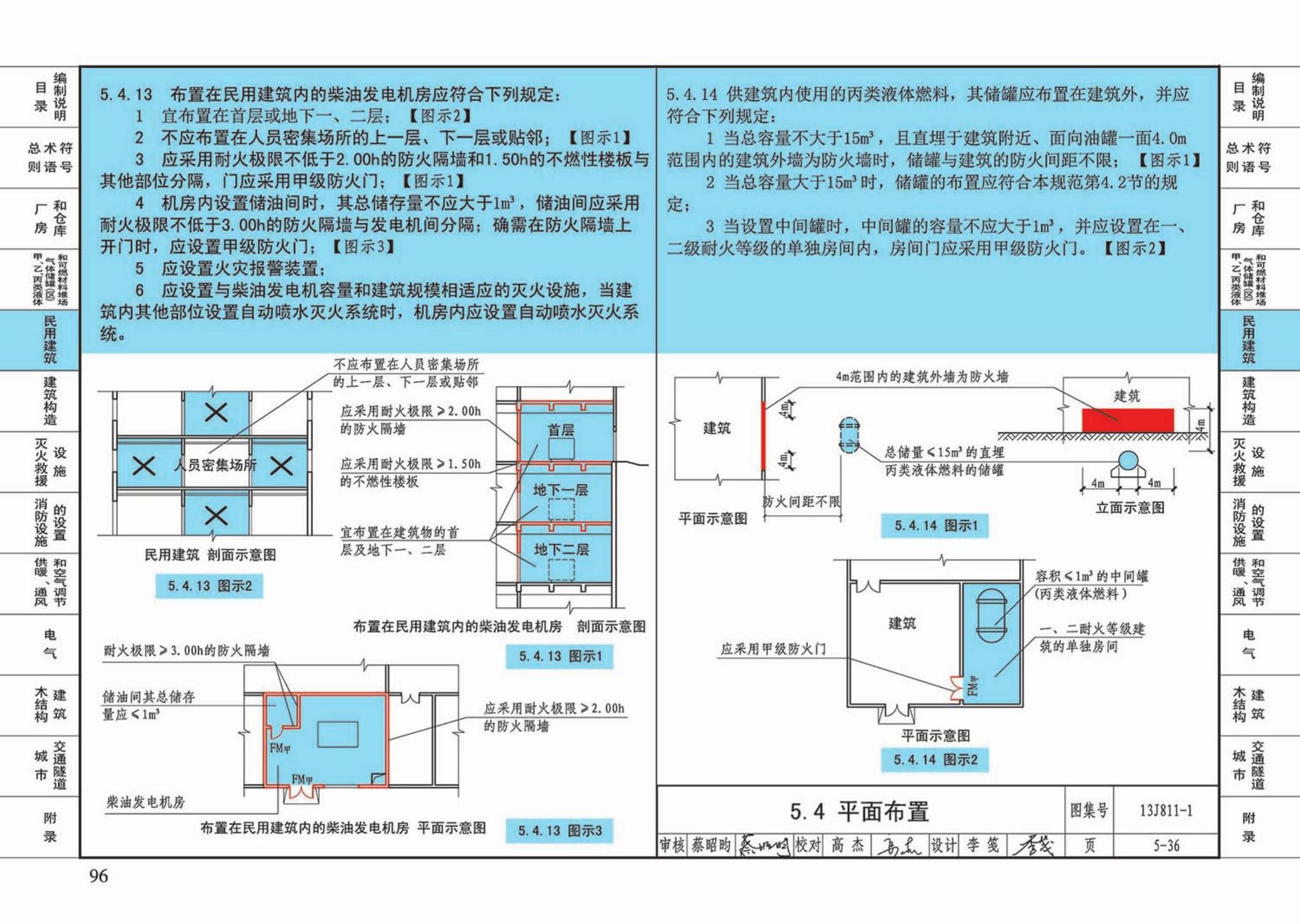 13J811-1--《建筑设计防火规范》图示