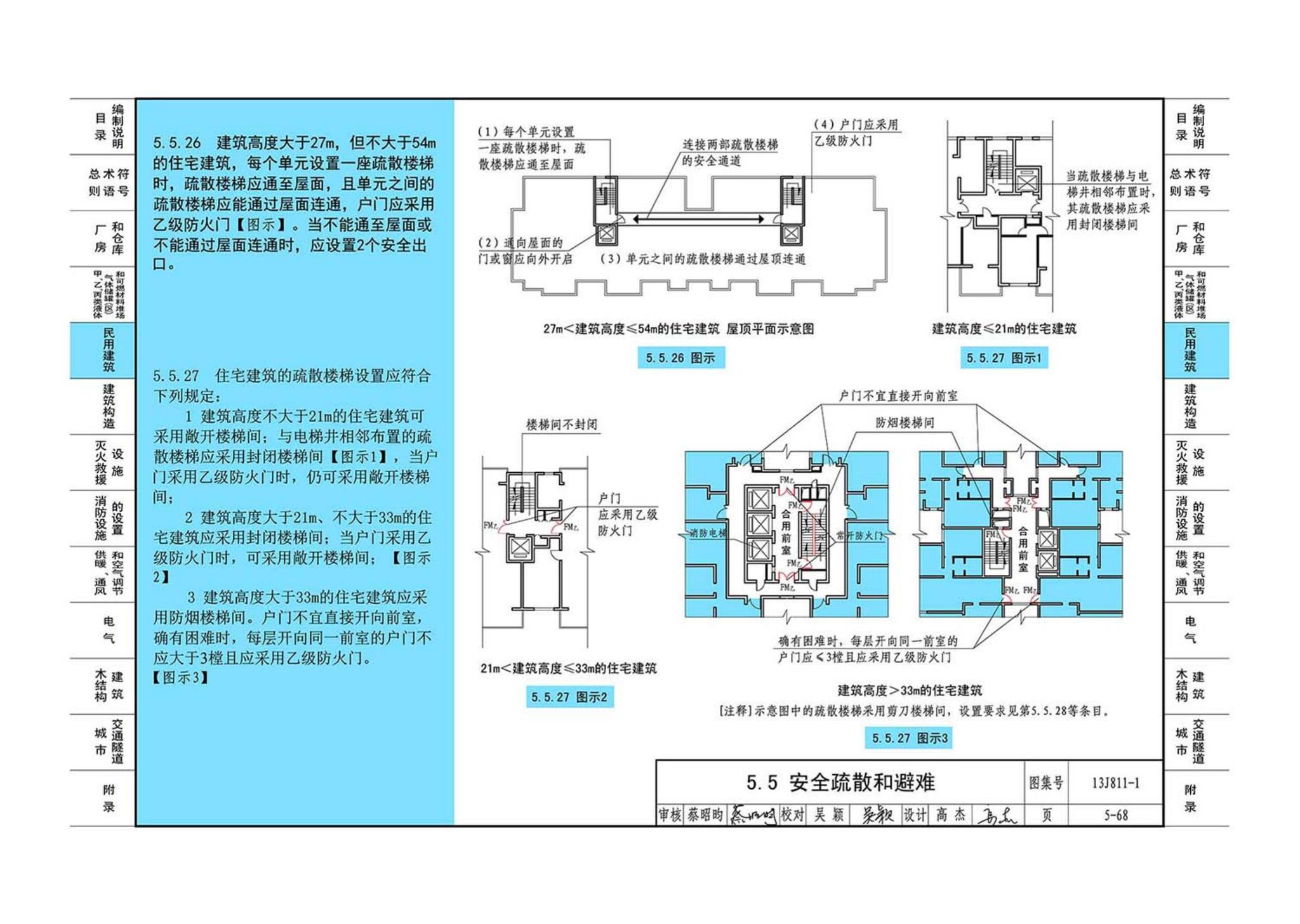 13J811-1--《建筑设计防火规范》图示