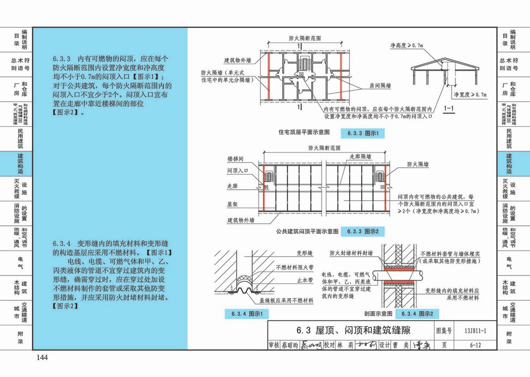 13J811-1--《建筑设计防火规范》图示