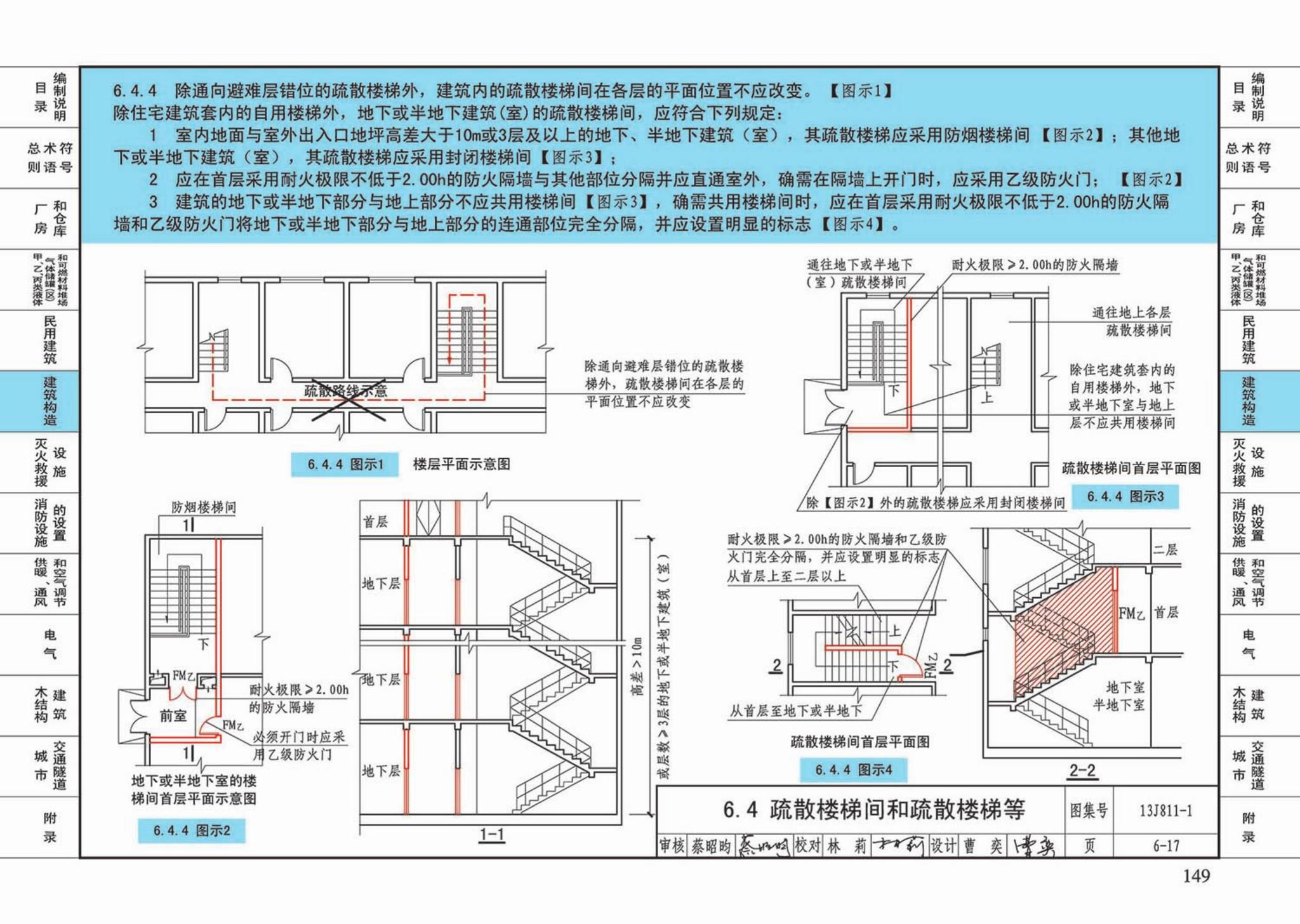 13J811-1--《建筑设计防火规范》图示