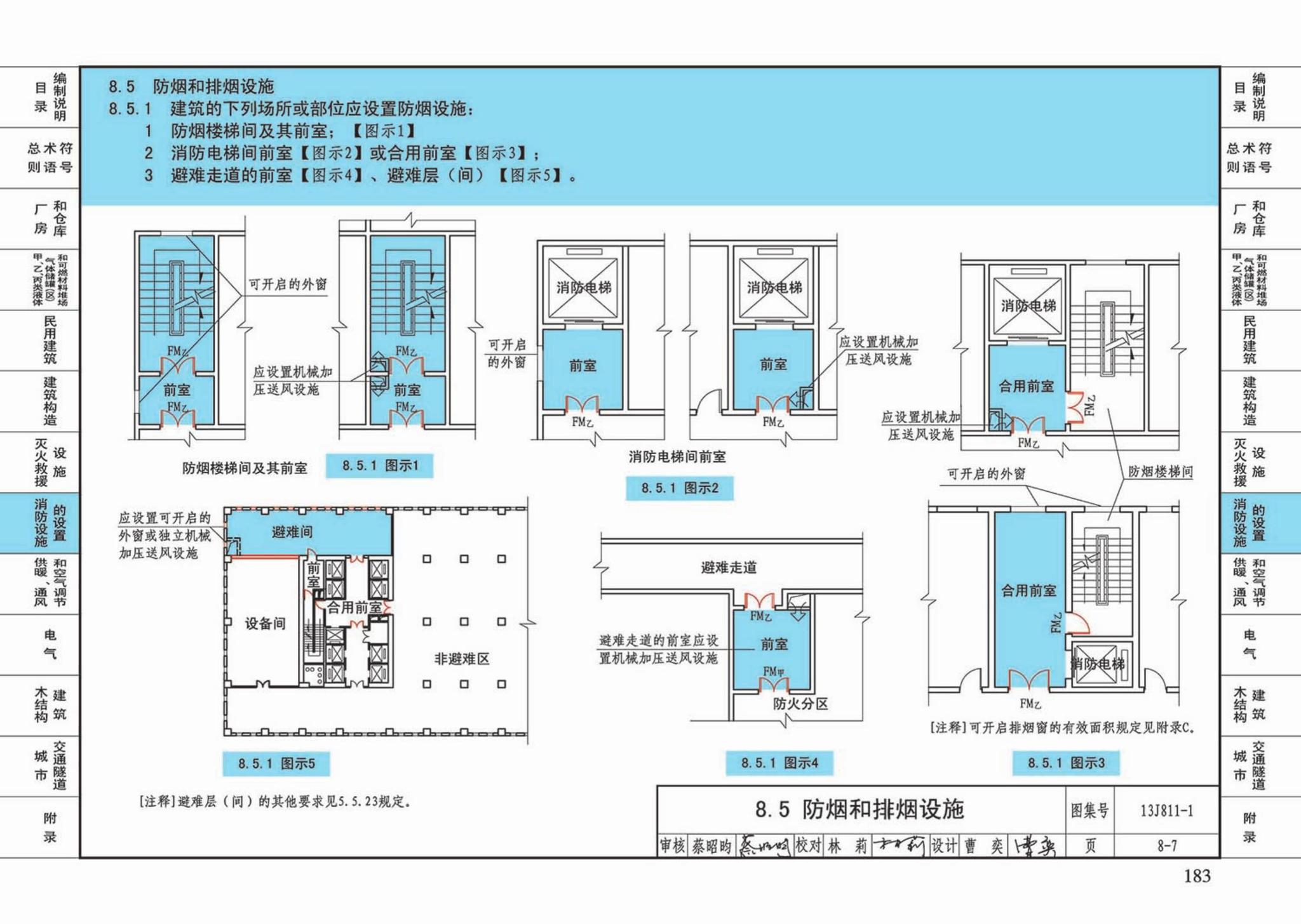 13J811-1--《建筑设计防火规范》图示