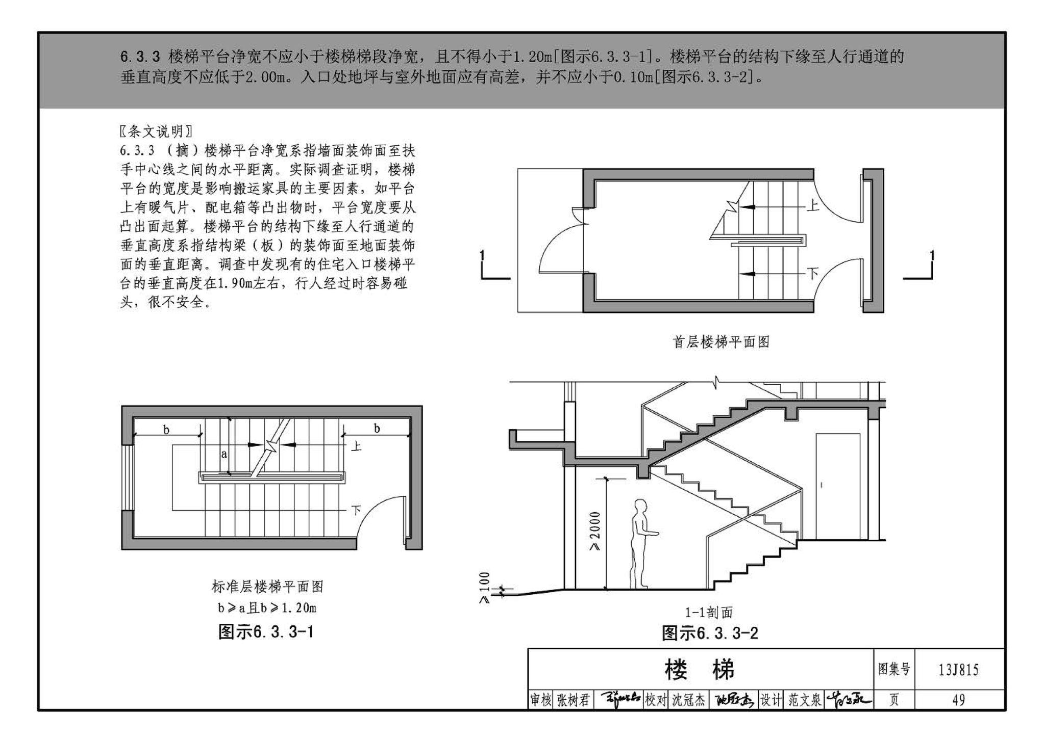 13J815--《住宅设计规范》图示