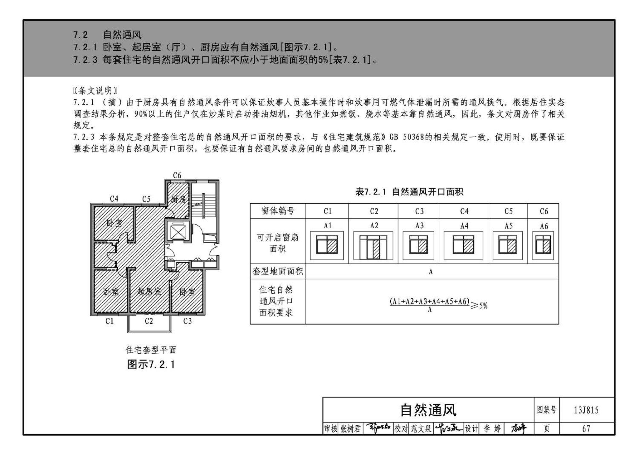 13J815--《住宅设计规范》图示