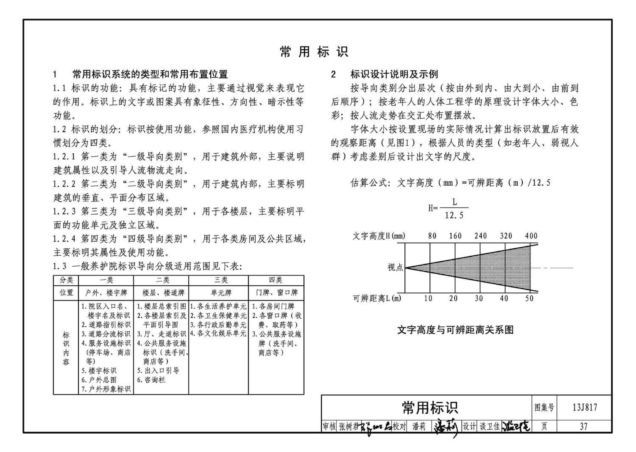 13J817--老年养护院标准设计样图