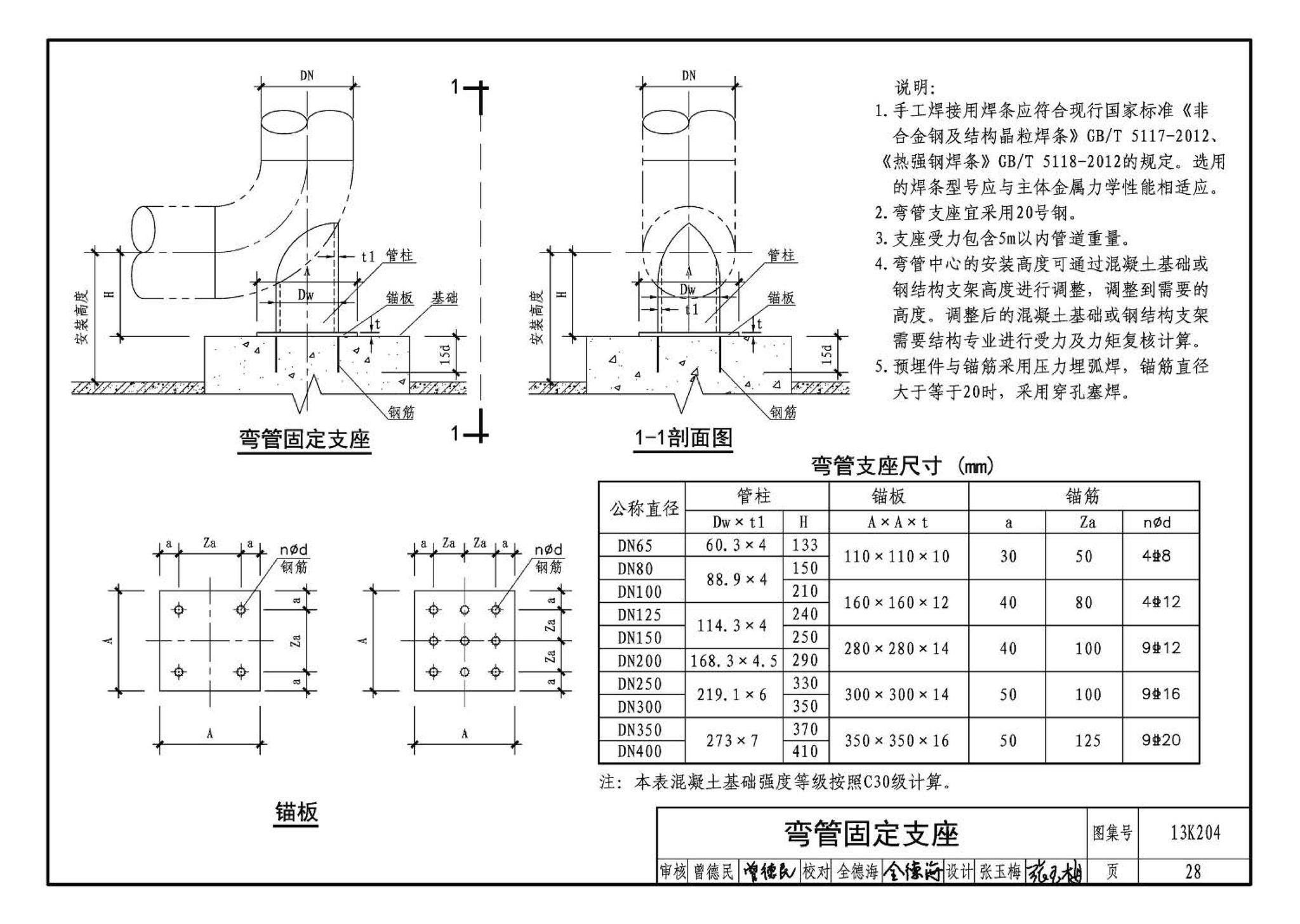 13K204--暖通空调水管软连接选用与安装