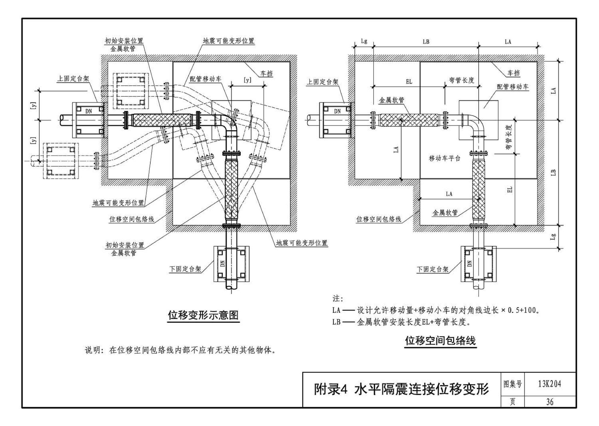 13K204--暖通空调水管软连接选用与安装