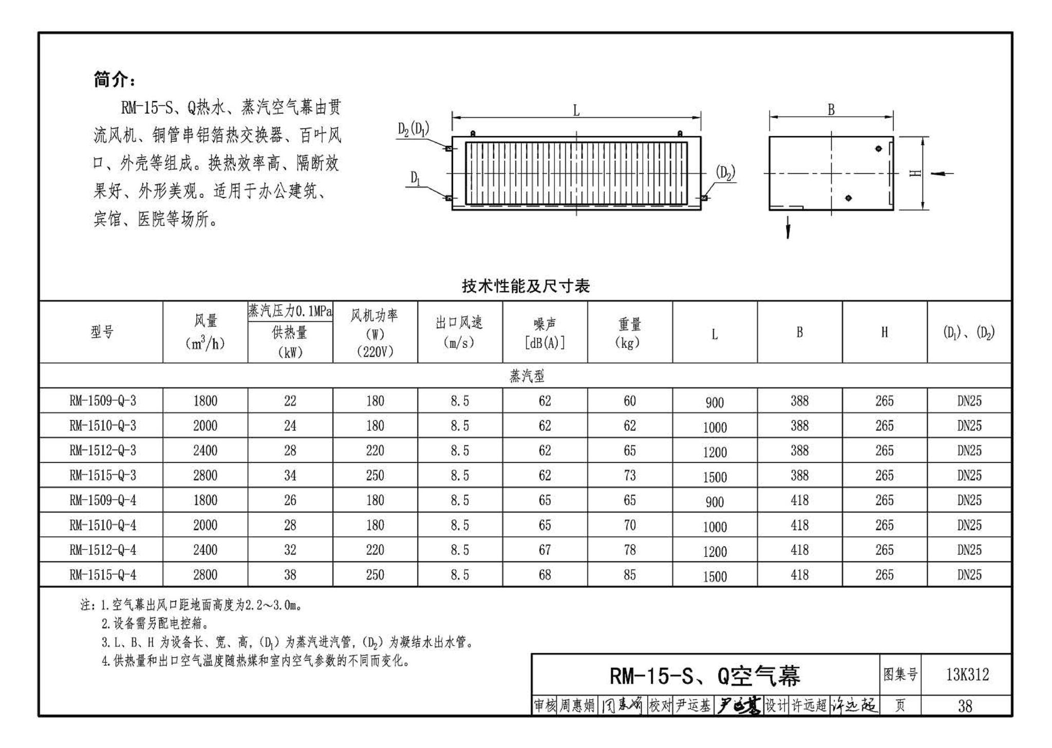 13K312--空气幕选用与安装