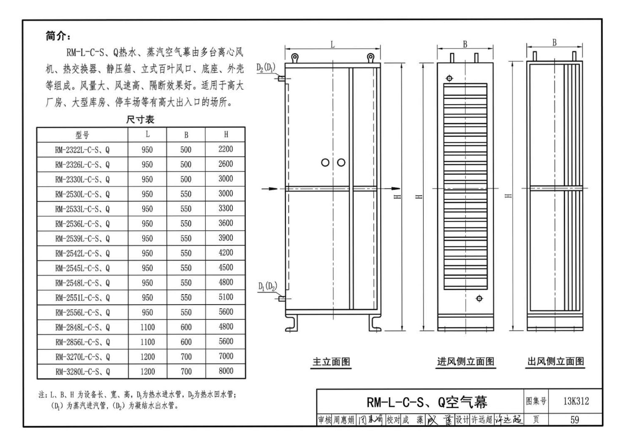 13K312--空气幕选用与安装