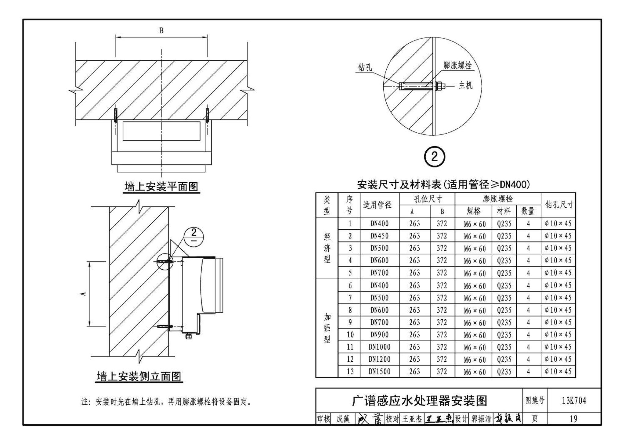 13K704--供暖空调水处理设备选用与安装