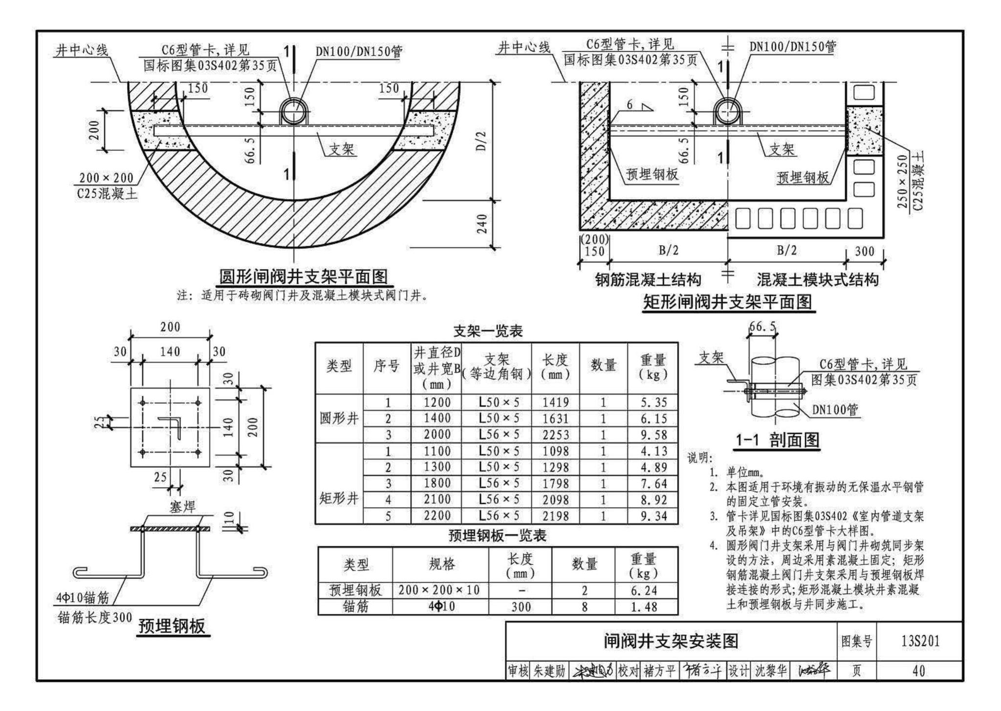 13S201--室外消火栓及消防水鹤安装