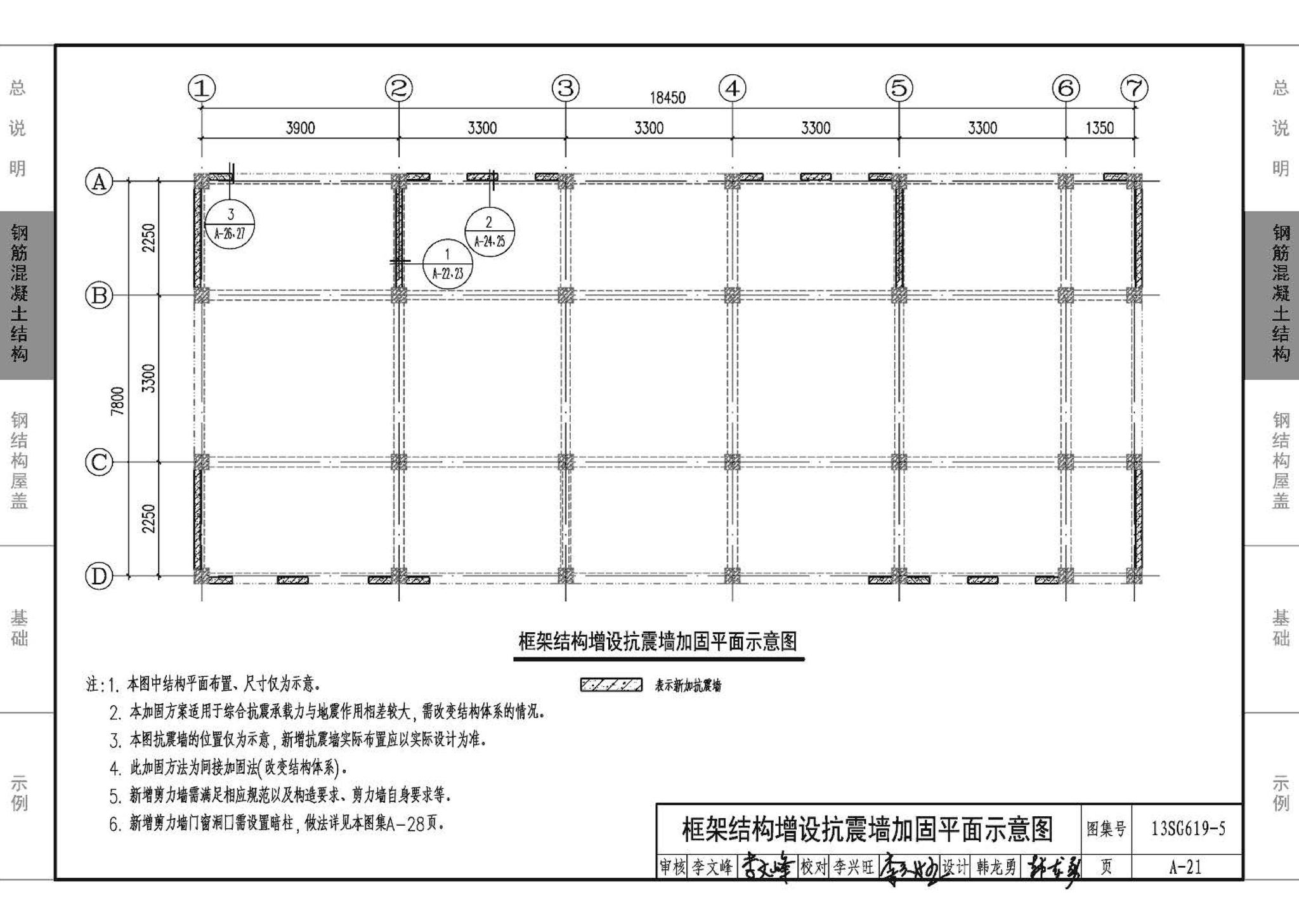 13SG619-5--房屋建筑抗震加固（五）（公共建筑抗震加固）