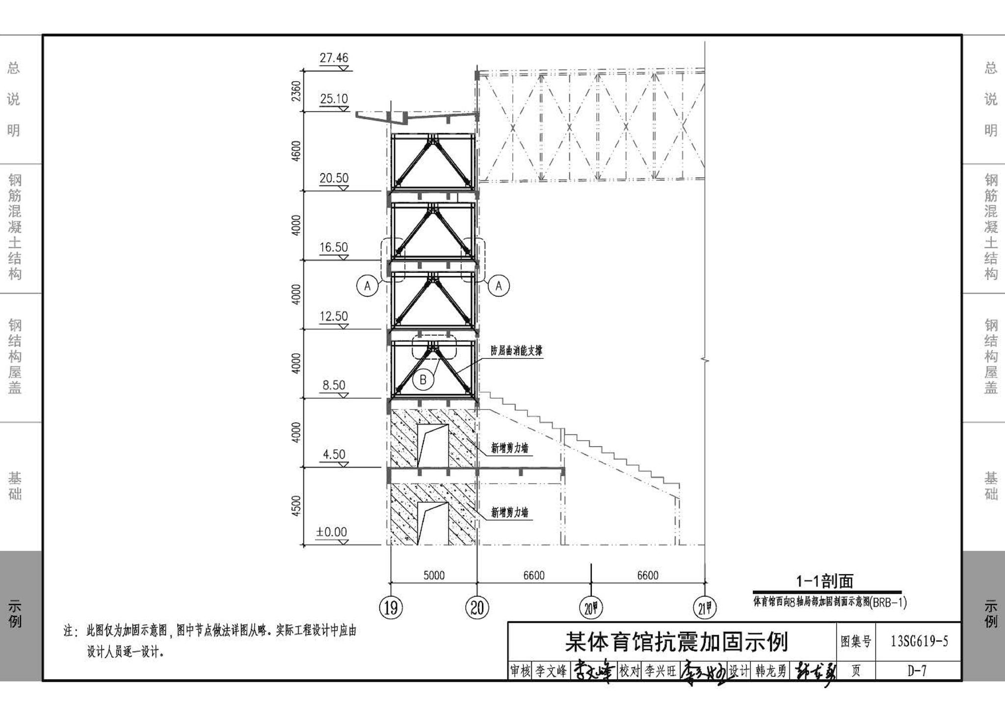 13SG619-5--房屋建筑抗震加固（五）（公共建筑抗震加固）