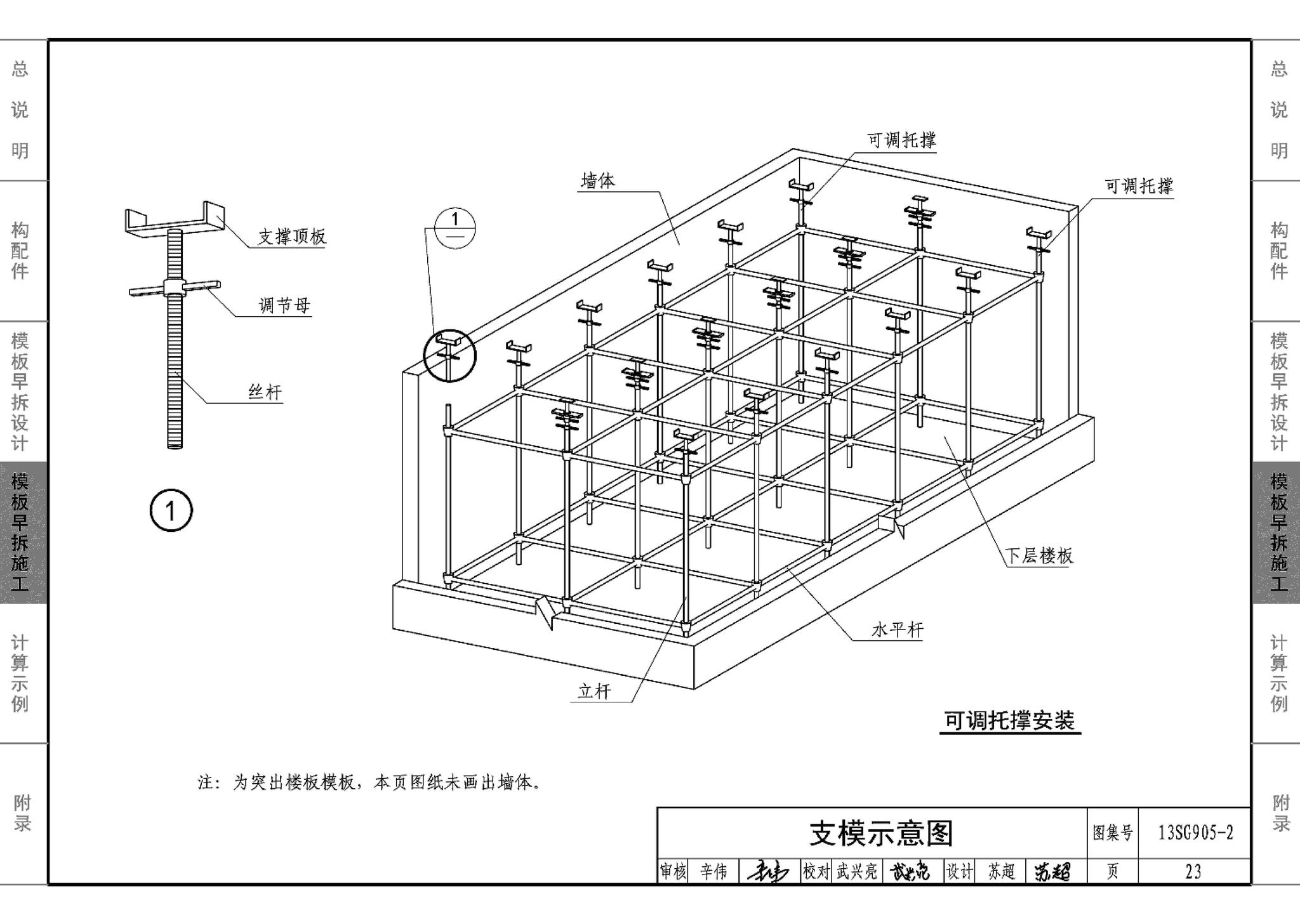 13SG905-1~2--房屋建筑工程施工工艺图解模板工程（2014年合订本）