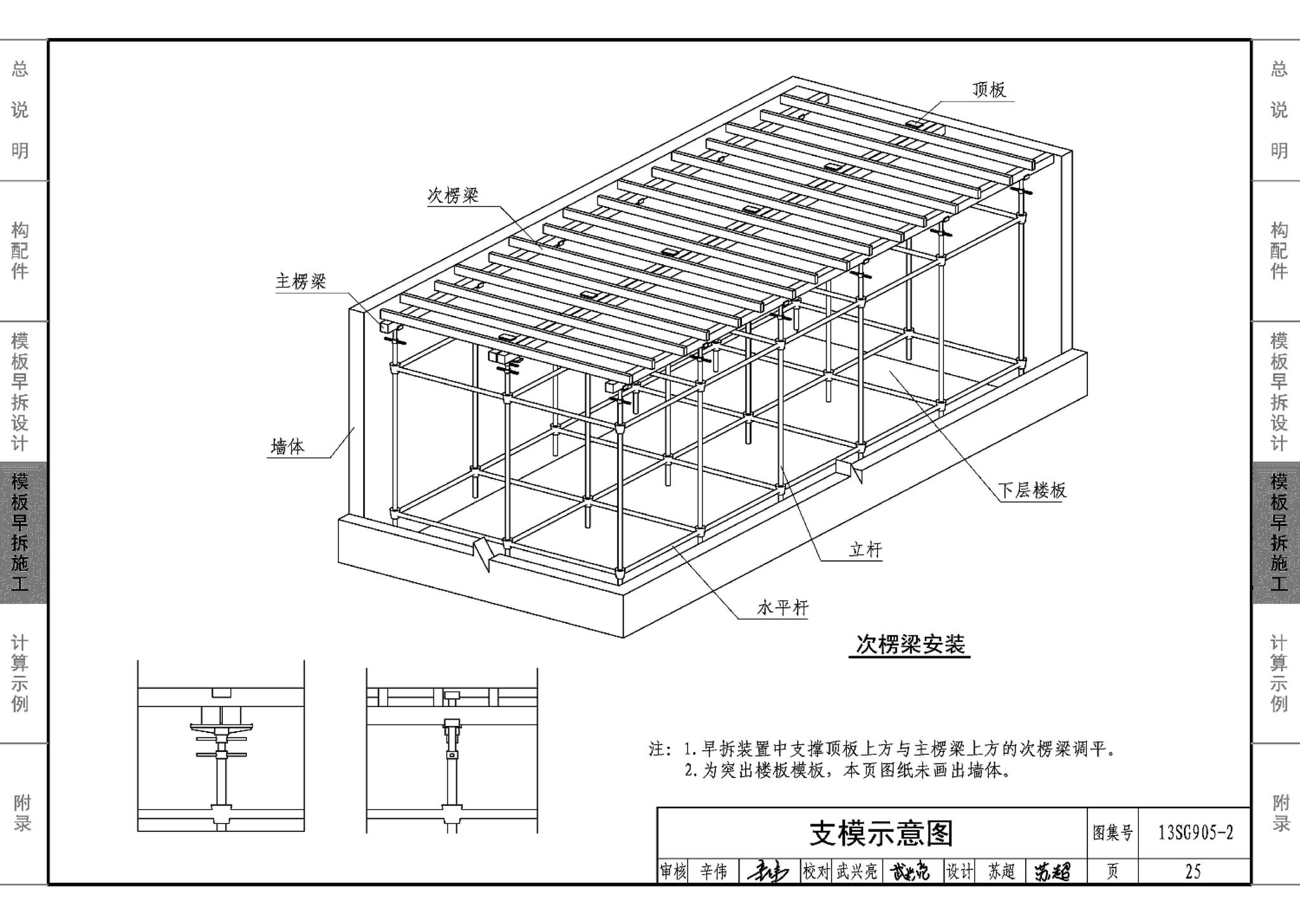 13SG905-1~2--房屋建筑工程施工工艺图解模板工程（2014年合订本）