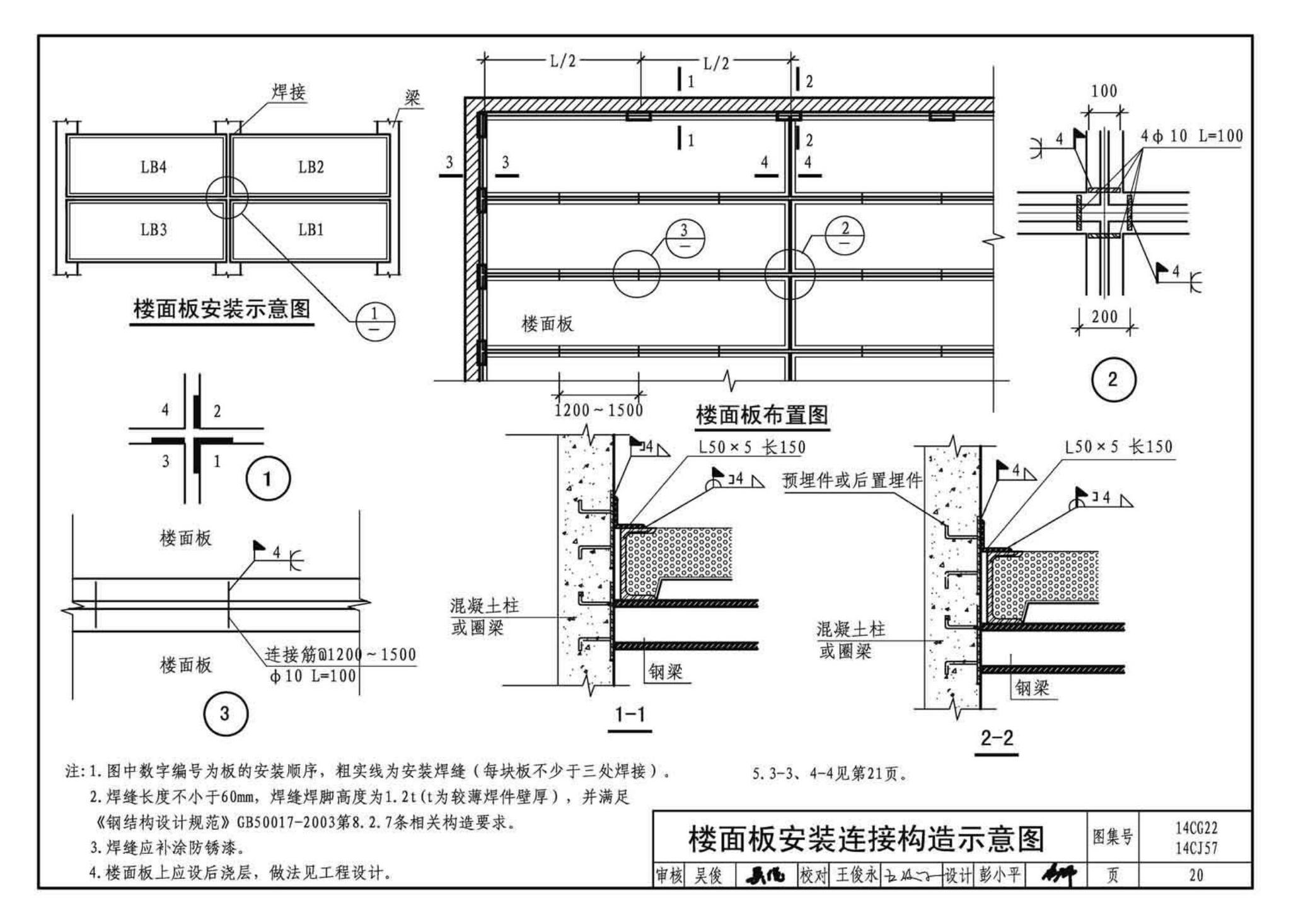 14CG22 14CJ57--钢边框保温隔热轻型板