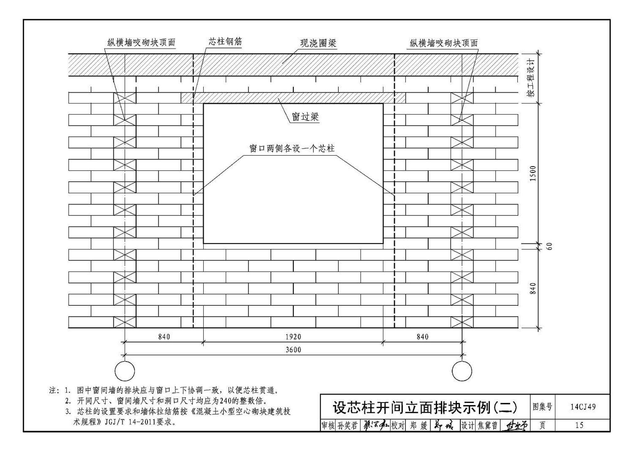 14CJ49--混凝土榫卯空心砌块建筑构造—太极金圆墙体系列材料