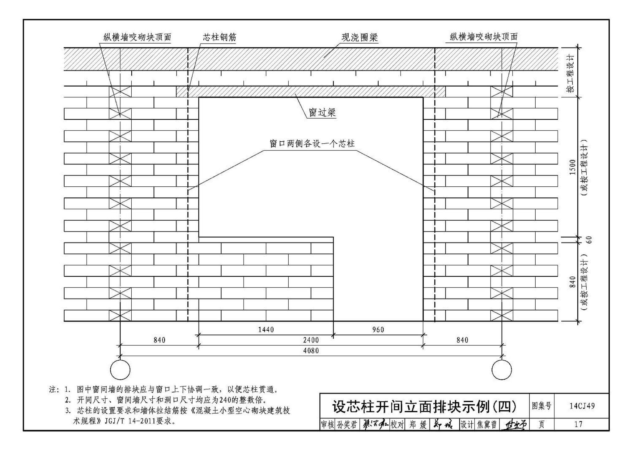 14CJ49--混凝土榫卯空心砌块建筑构造—太极金圆墙体系列材料