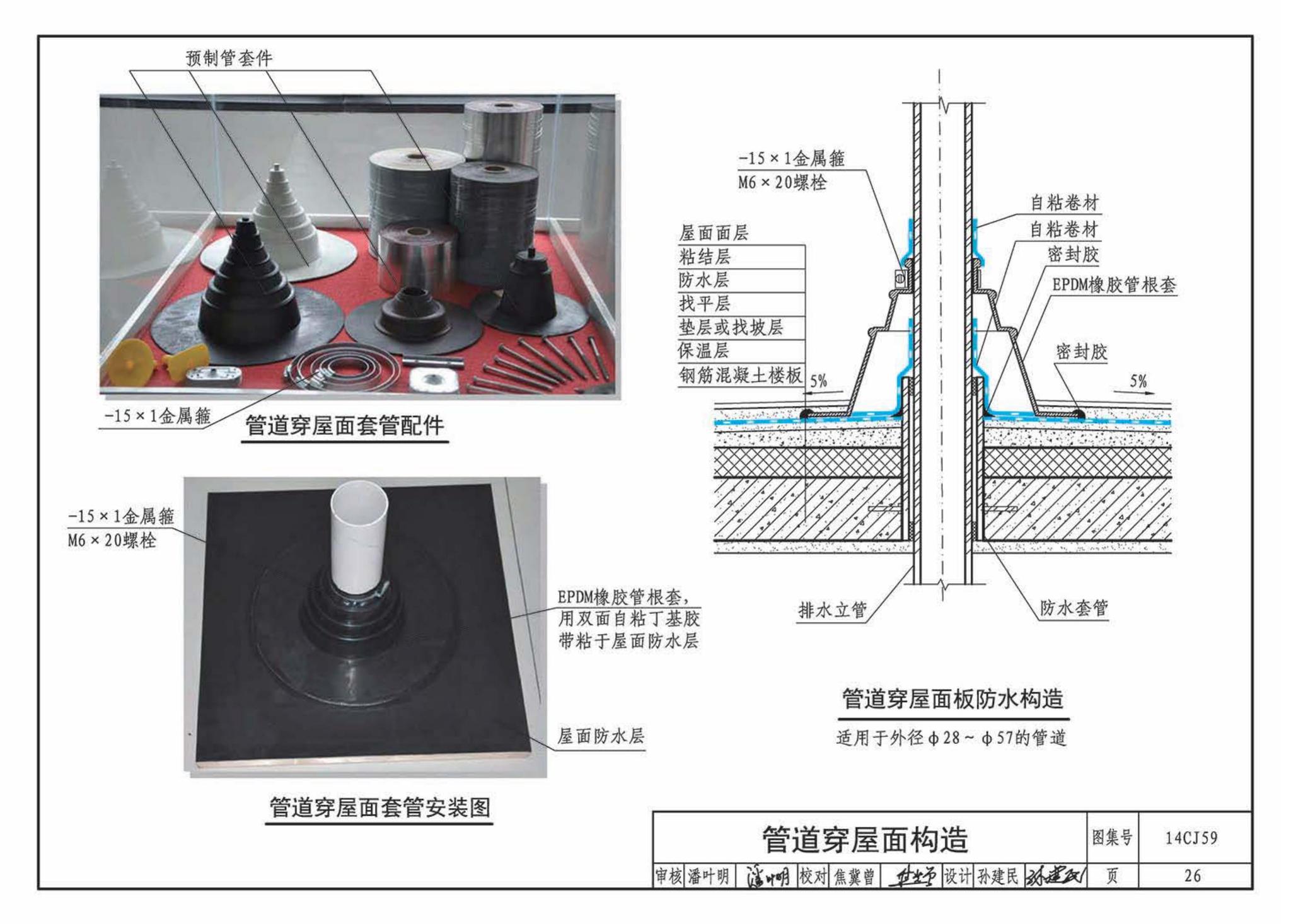 14CJ59--丁基自粘防水材料建筑构造