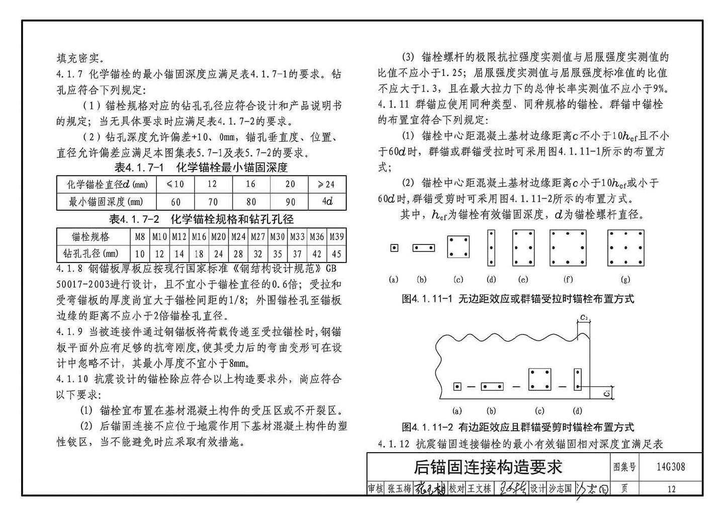 14G308--混凝土后锚固连接