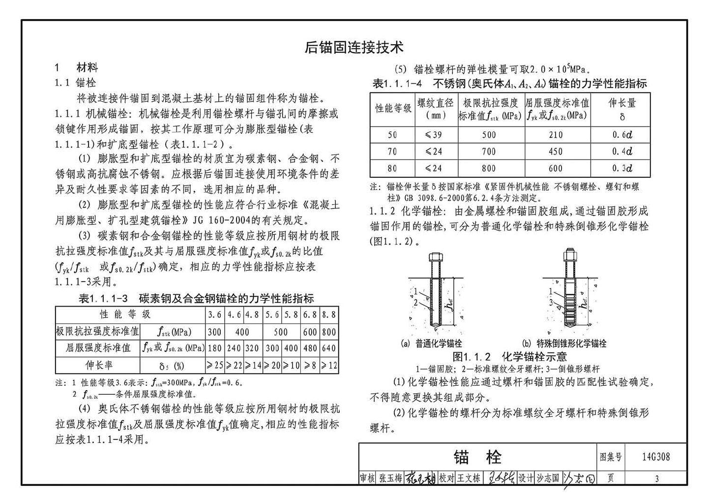 14G308--混凝土后锚固连接