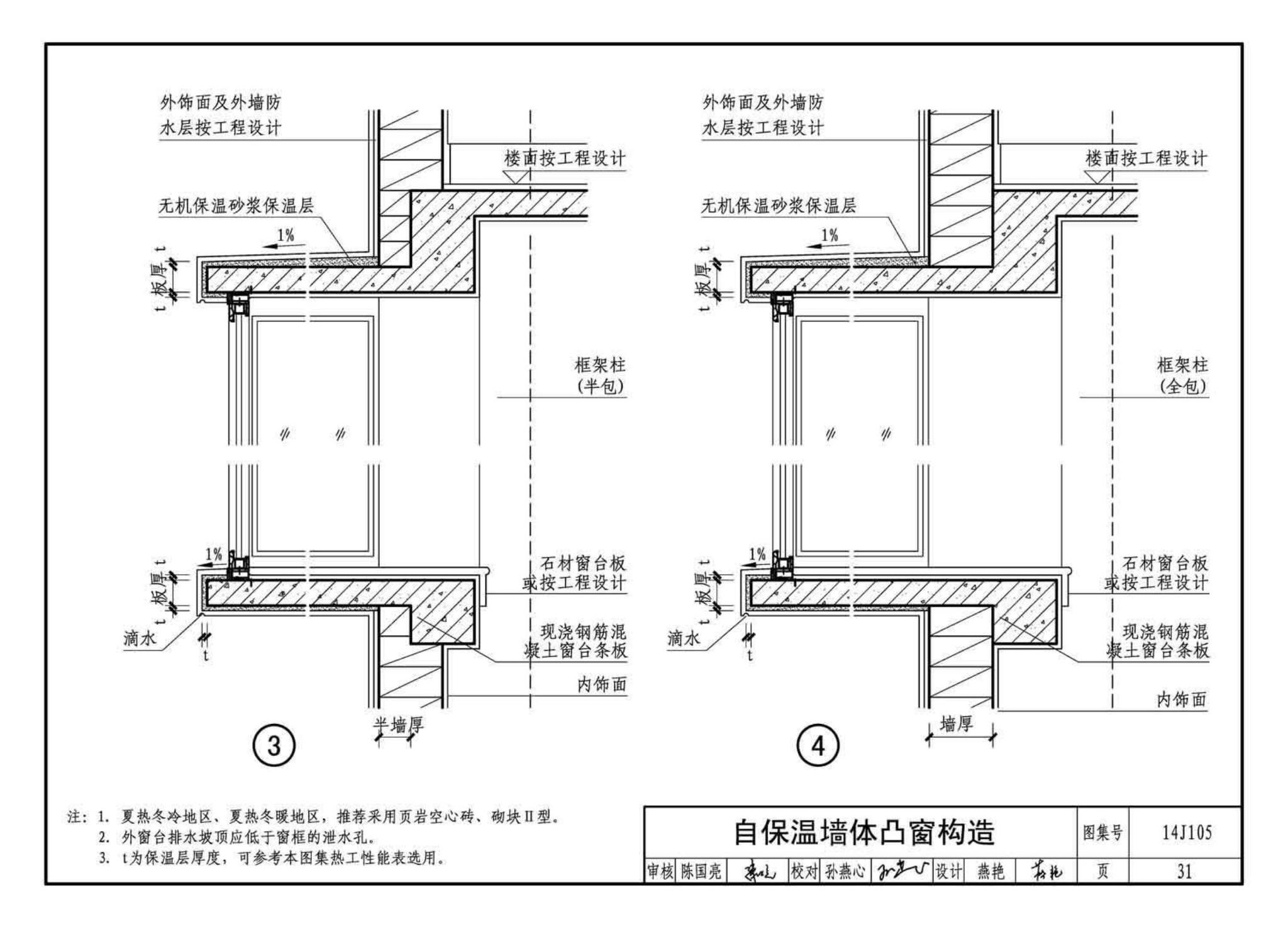 14J105--烧结页岩多孔砖、砌块墙体建筑构造