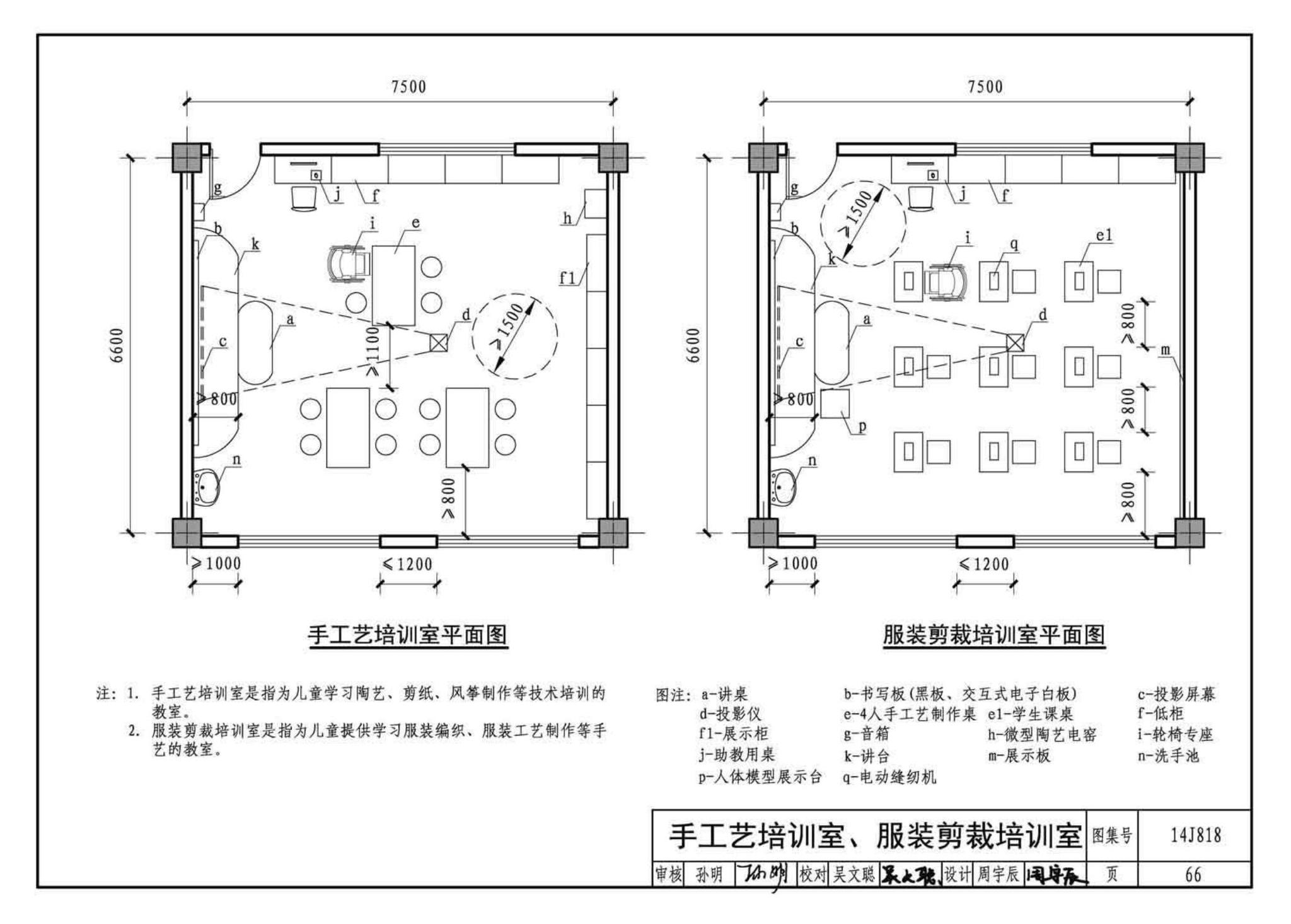 14J818--儿童福利院标准设计样图